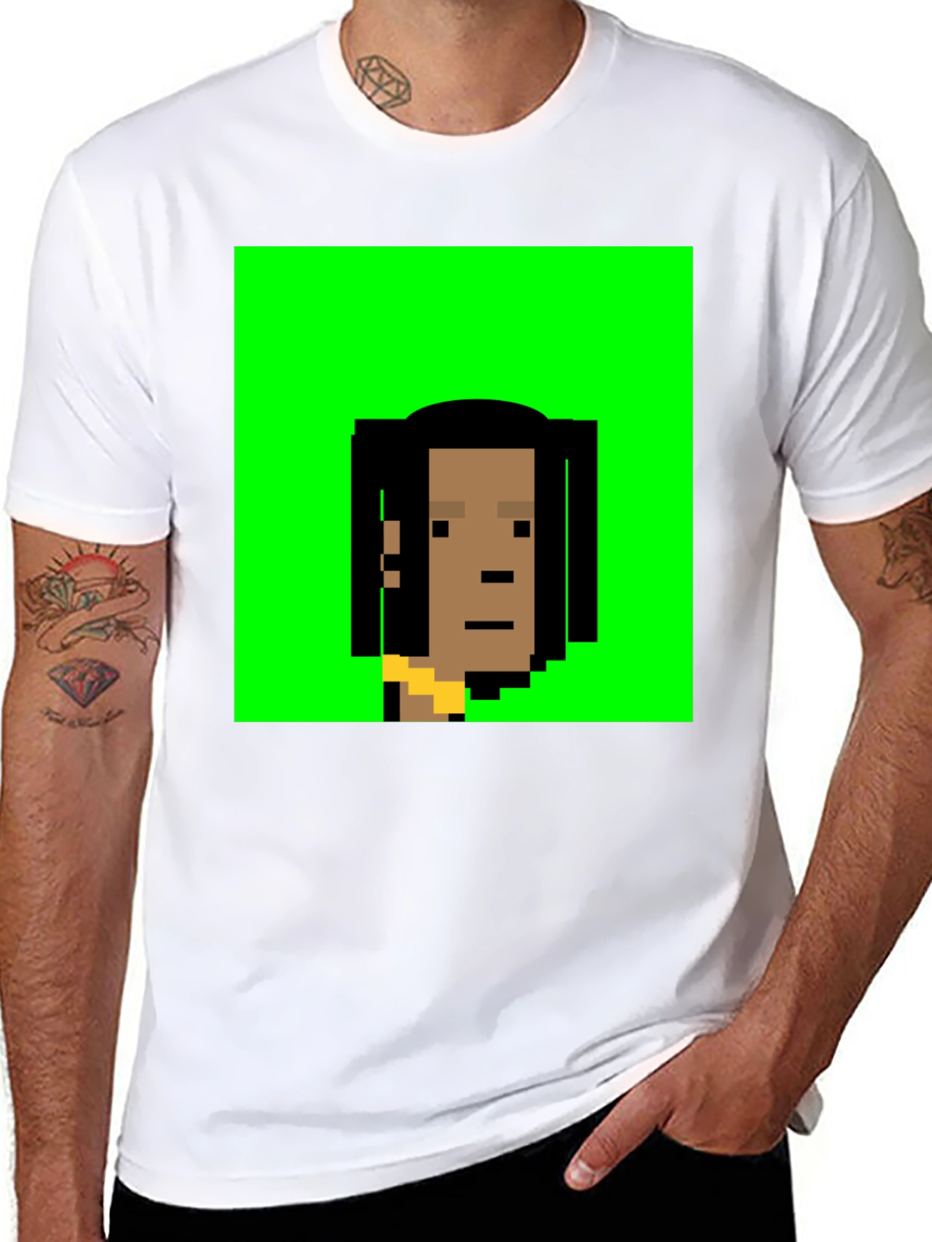 Pixel Art Graphic Tee - Bold & Unique Style