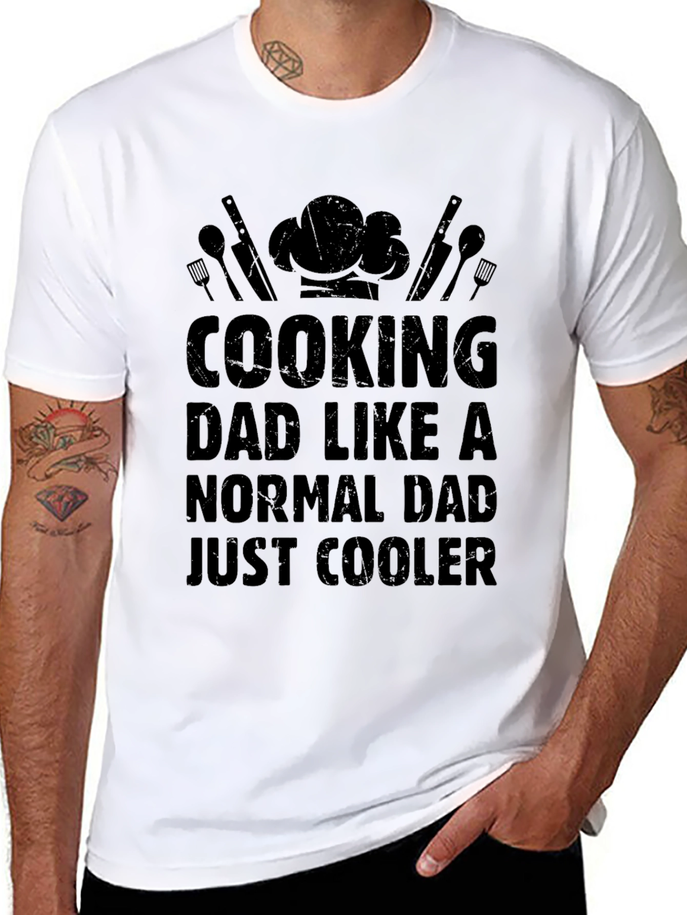 Cool Cooking Dad T-Shirt - Funny Chef Dad Tee