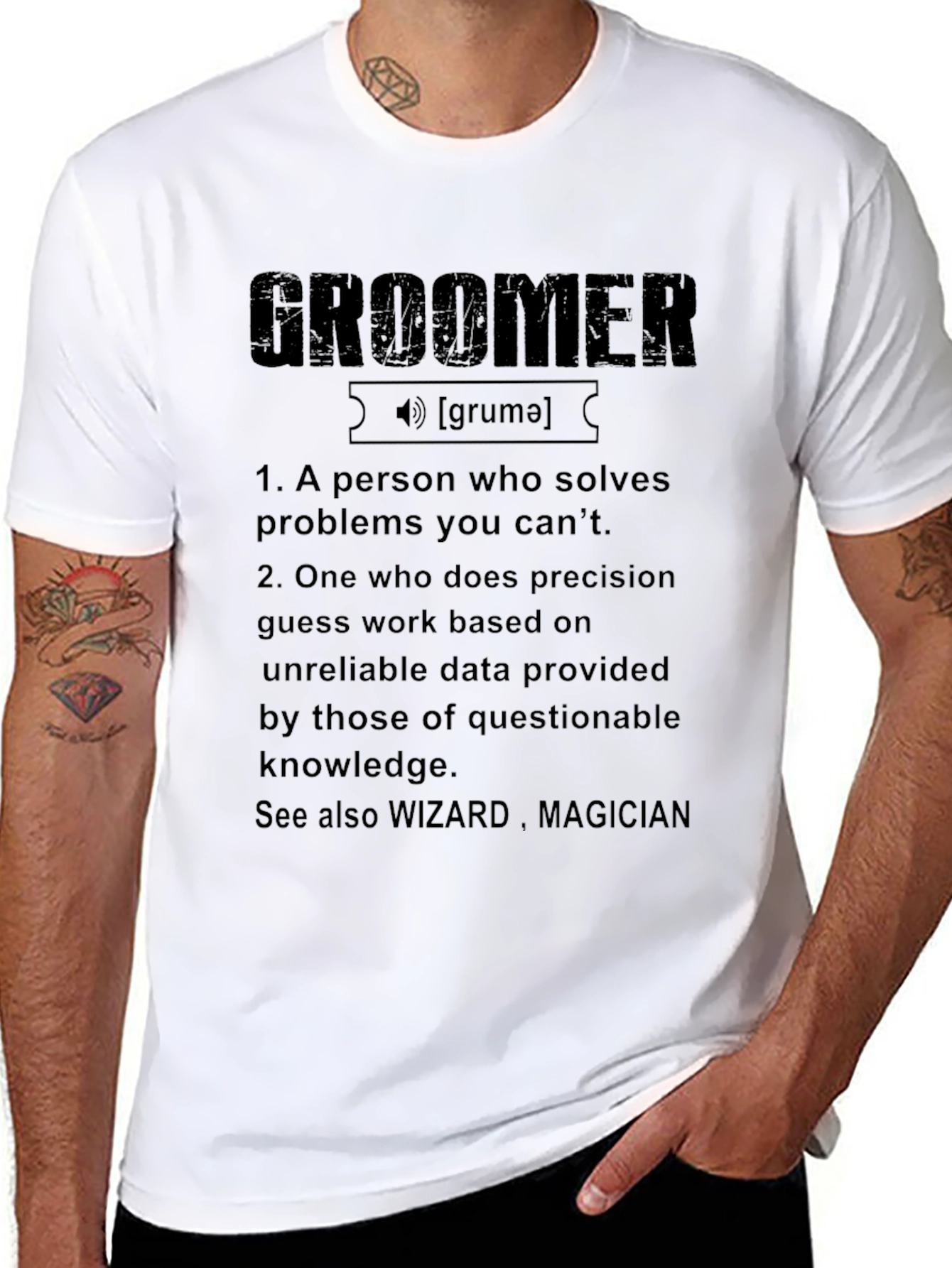 Groomer Definition Graphic T-Shirt
