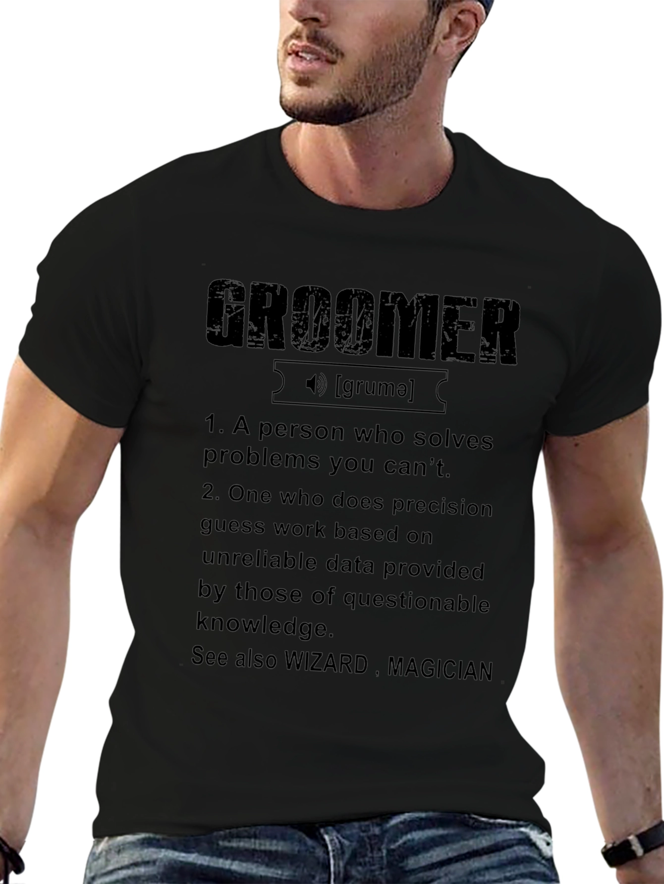 Groomer Definition Graphic T-Shirt
