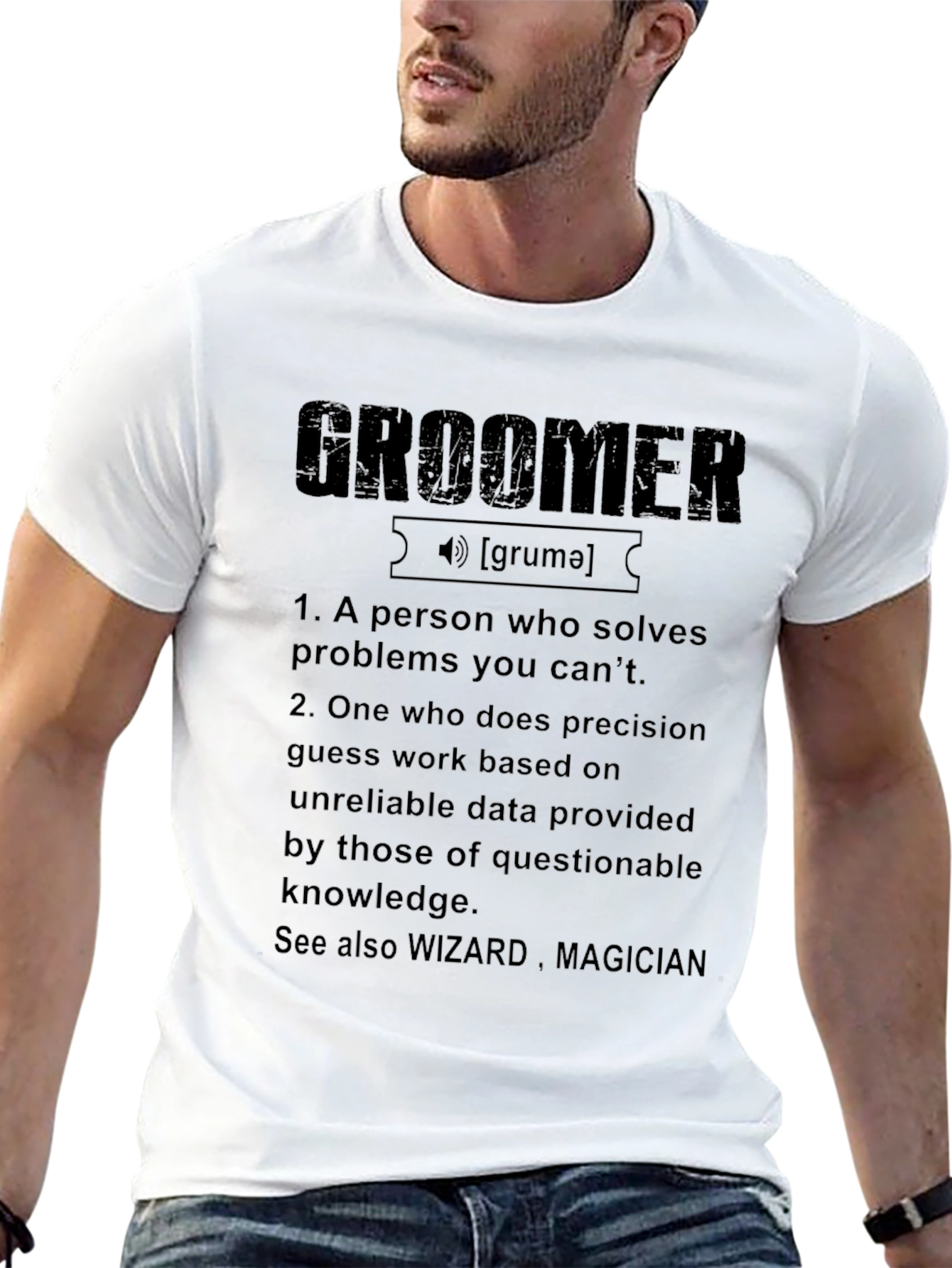 Groomer Definition Graphic T-Shirt