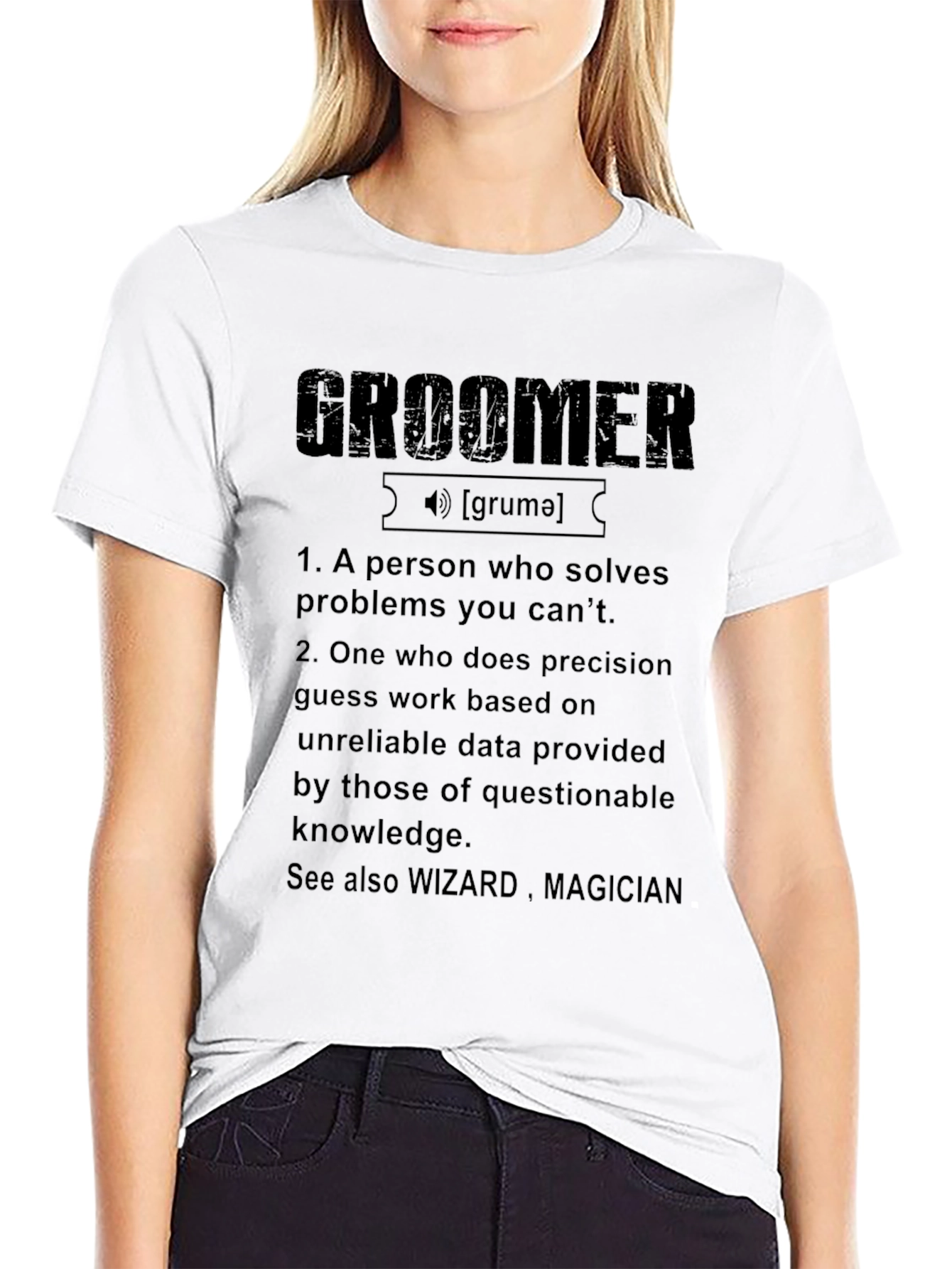 Groomer Definition Graphic T-Shirt