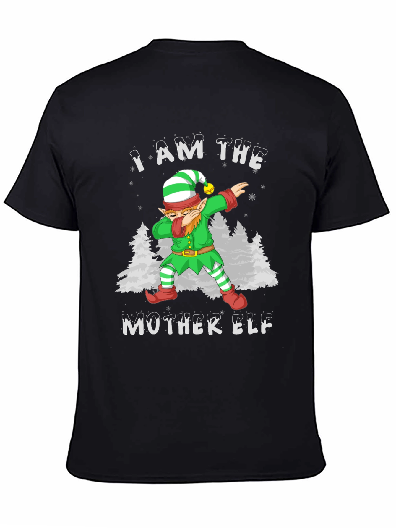 I am the Mother Elf Dabbing Graphic T-Shirt