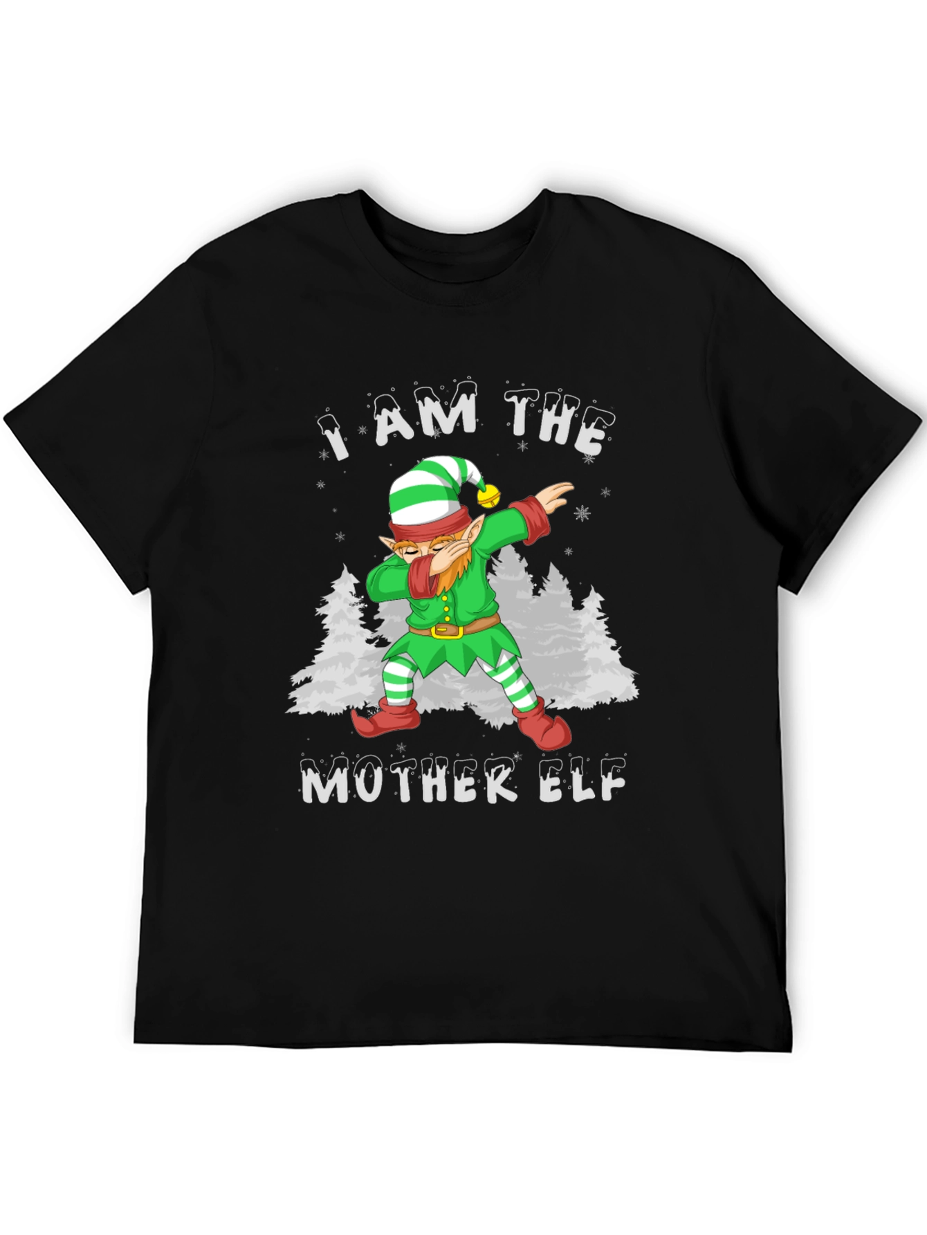 I am the Mother Elf Dabbing Graphic T-Shirt