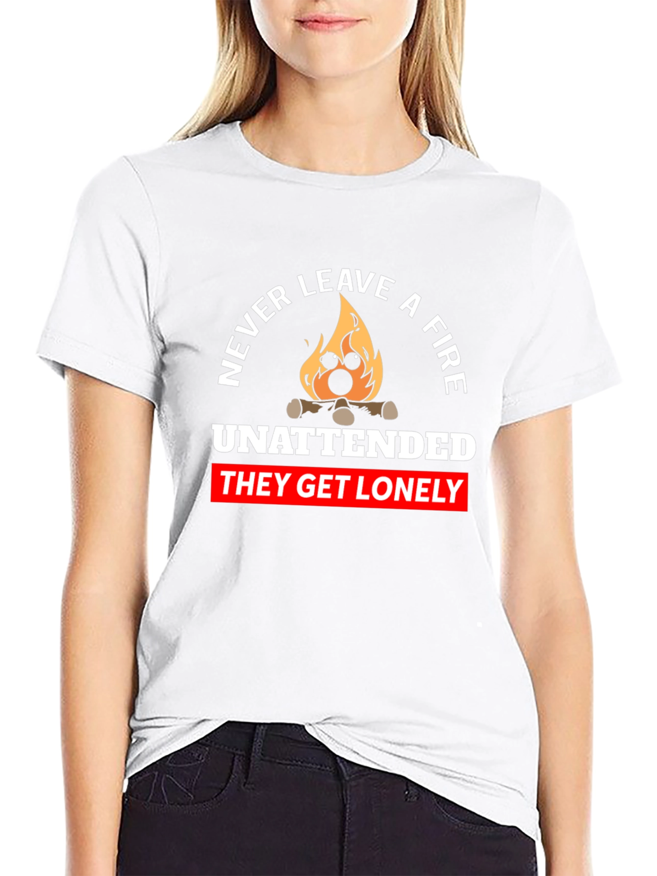 Never Leave a Fire Unattended Graphic Tee