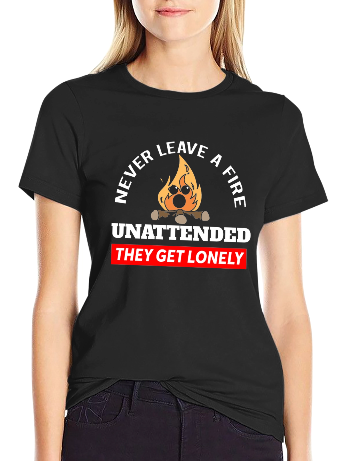 Never Leave a Fire Unattended Graphic Tee
