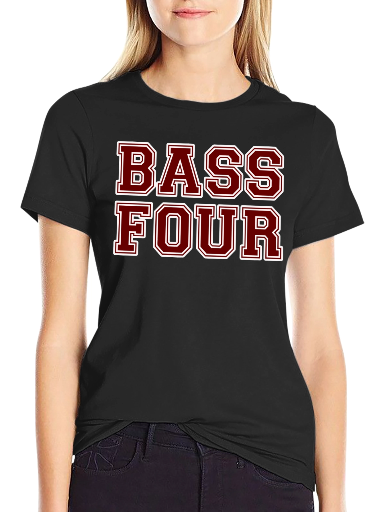 Bass Four T-Shirt - Funny Band Music Tee