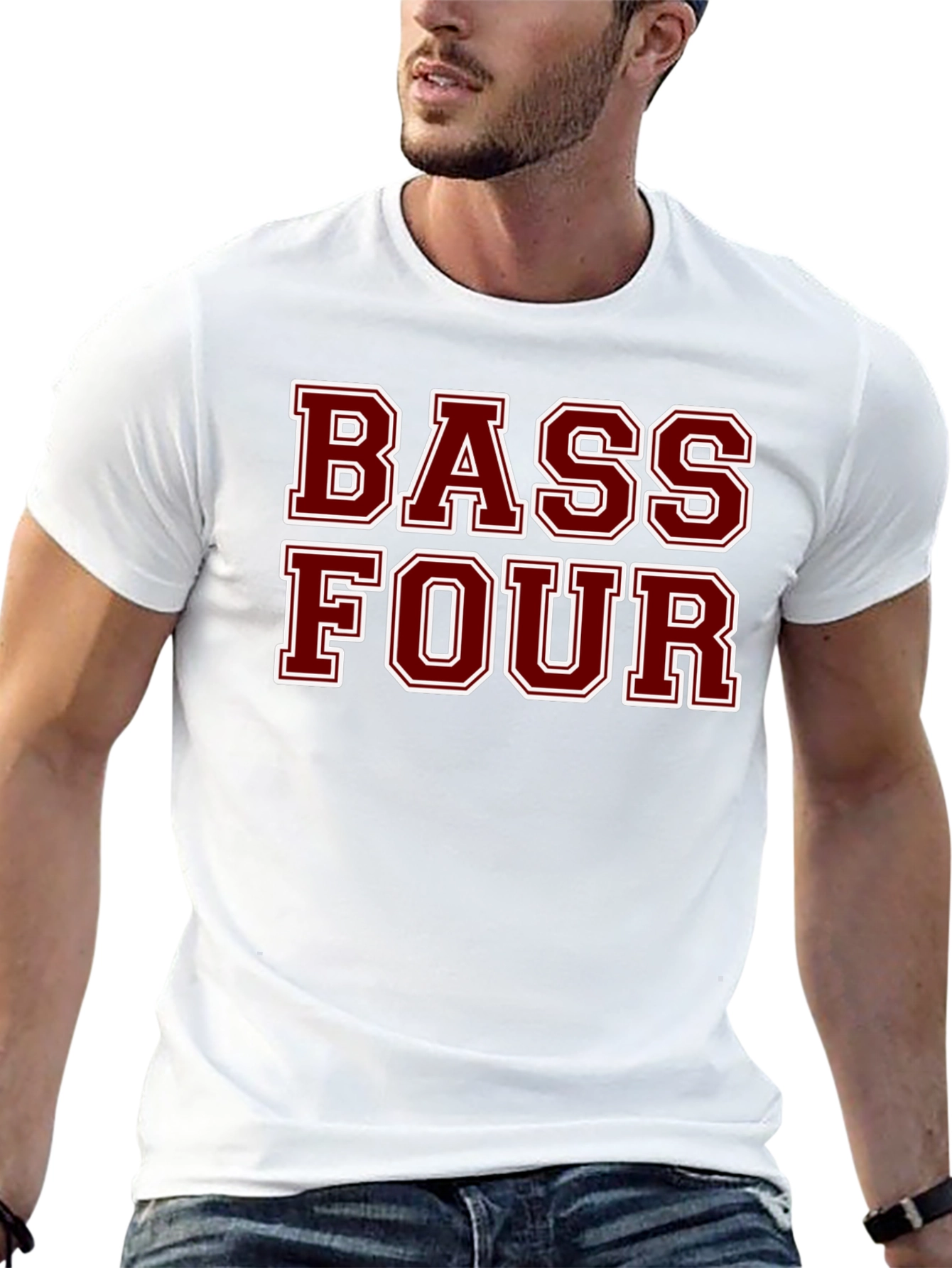 Bass Four T-Shirt - Funny Band Music Tee