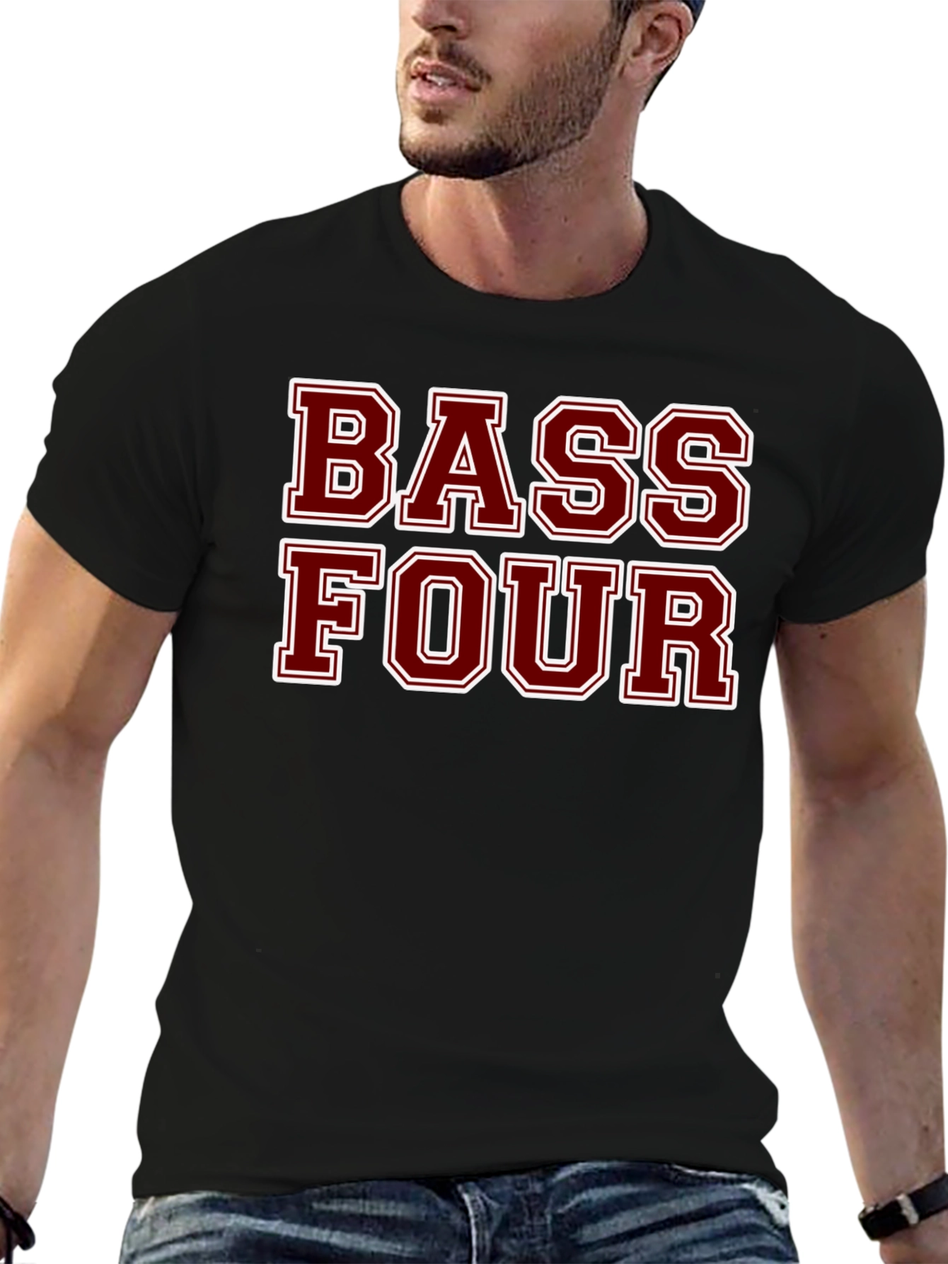 Bass Four T-Shirt - Funny Band Music Tee