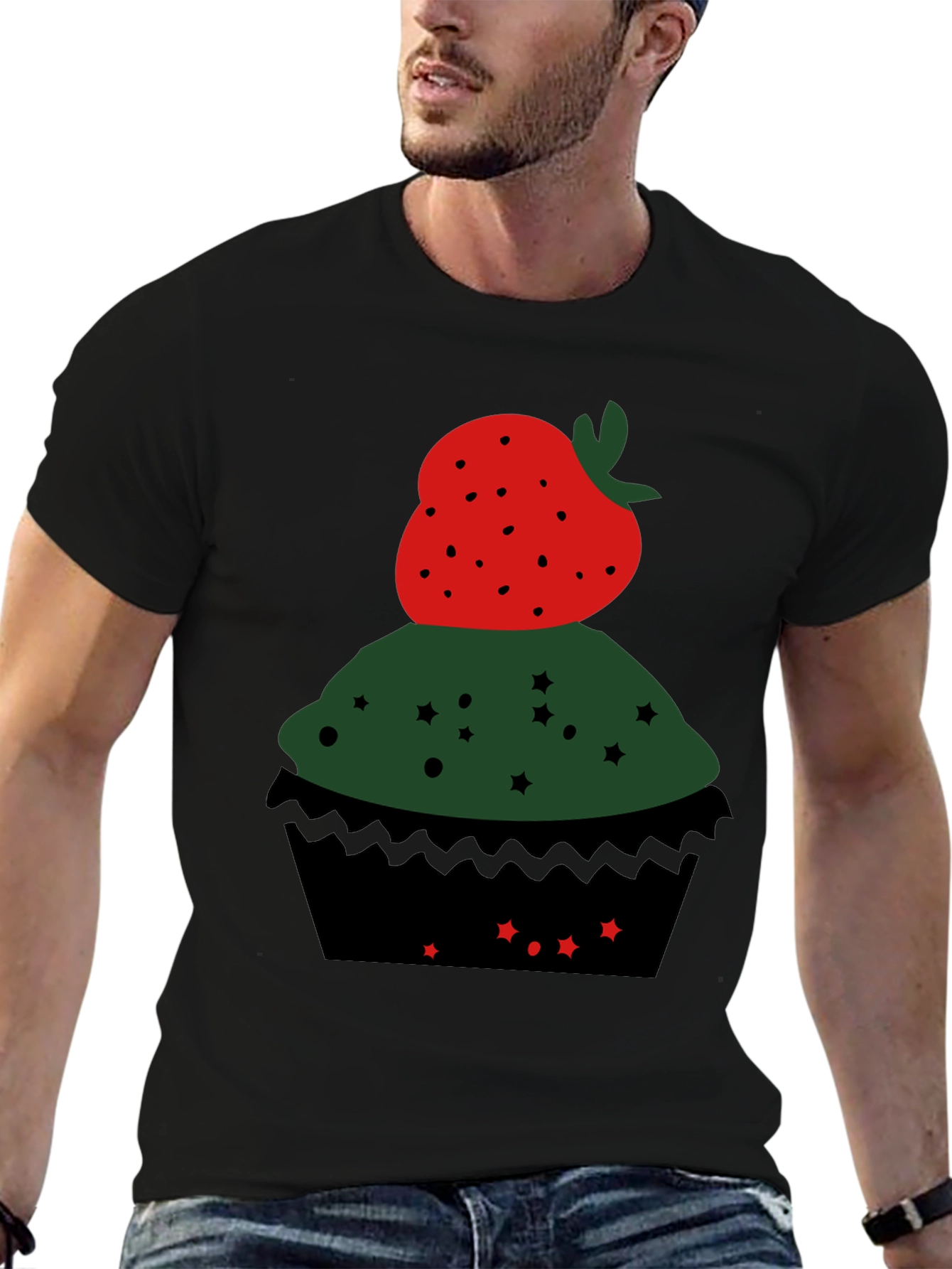 Strawberry Cupcake Graphic Tee