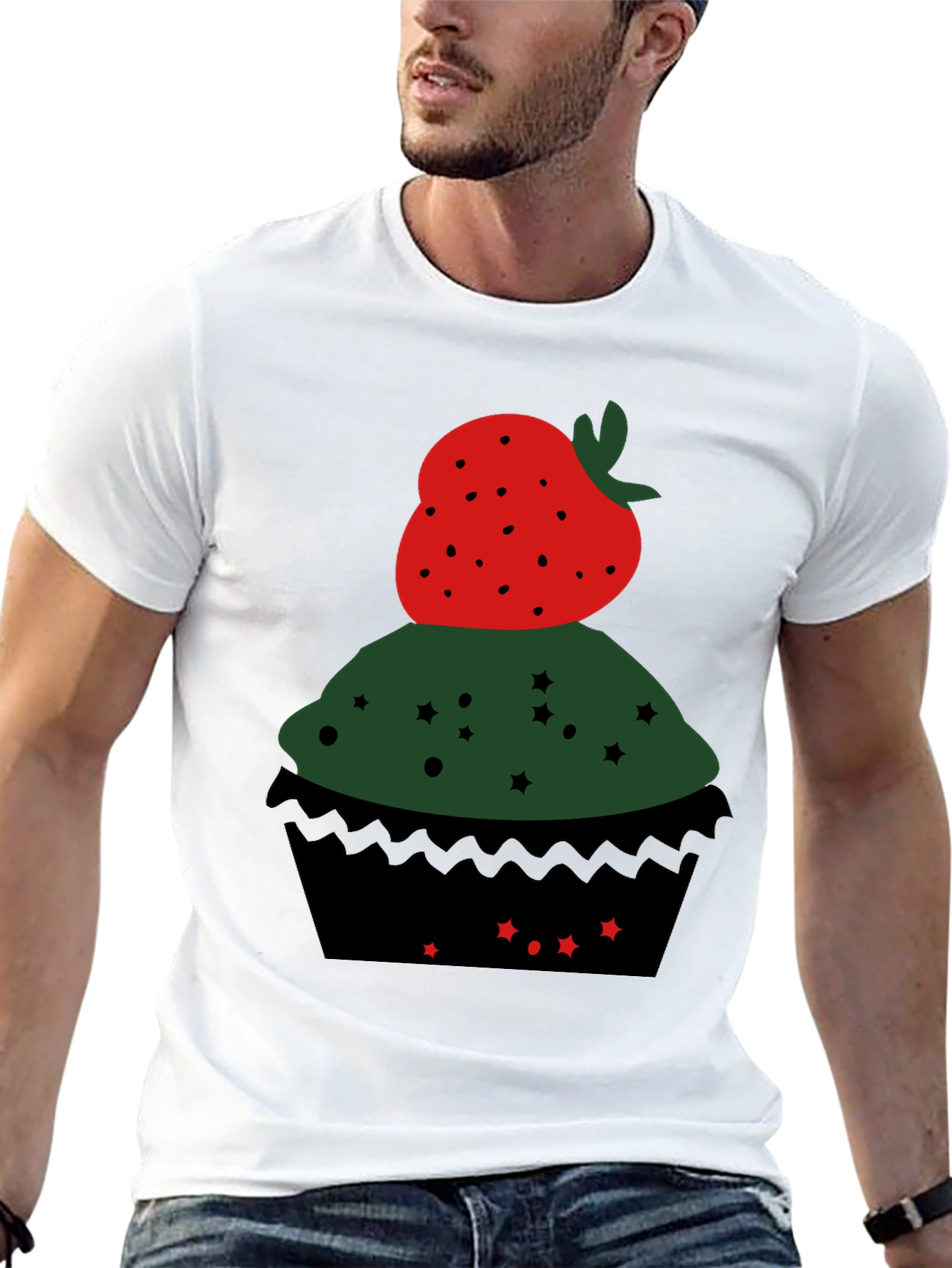 Strawberry Cupcake Graphic Tee