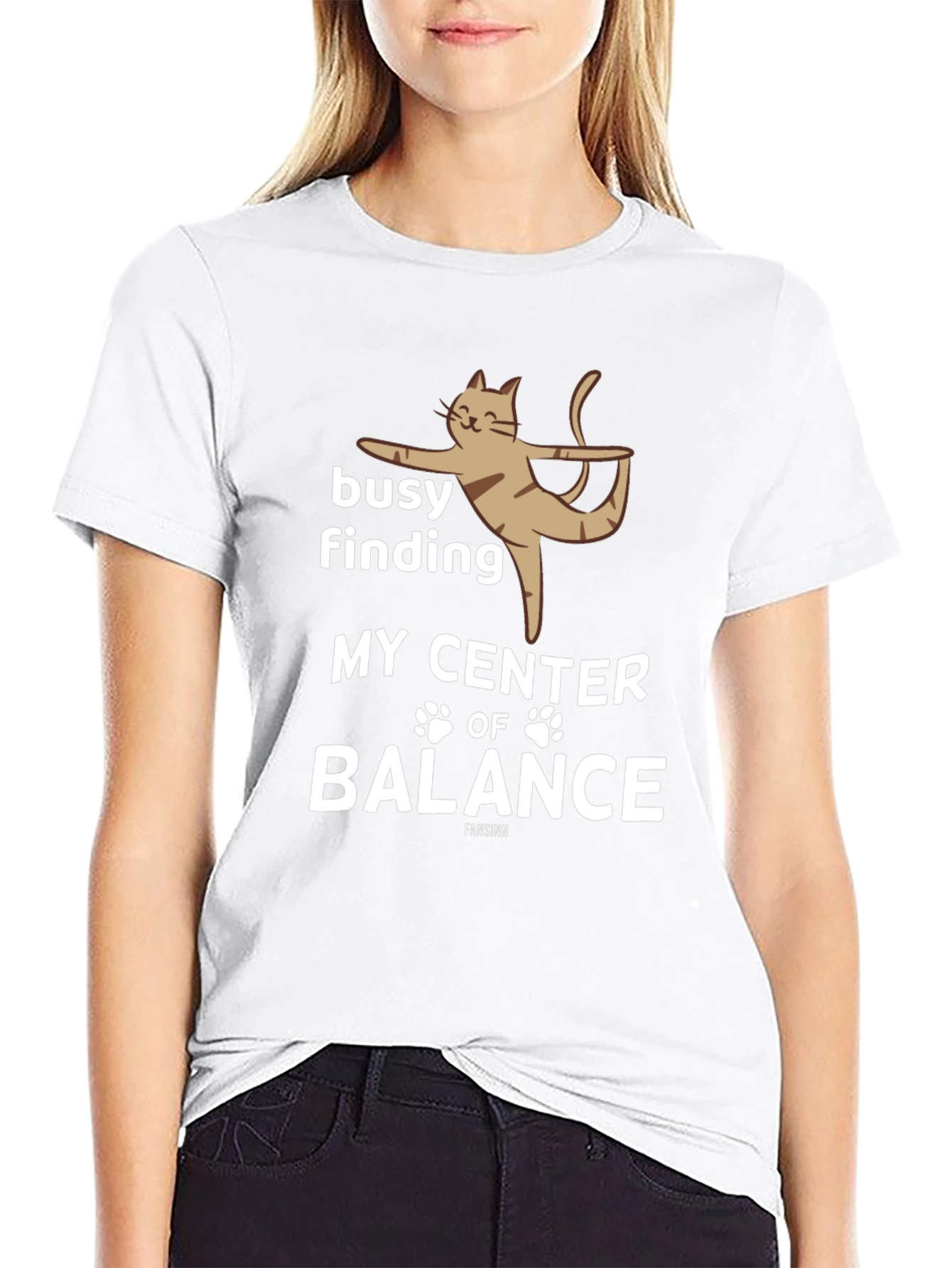 Yoga Cat T-Shirt - Find Your Center