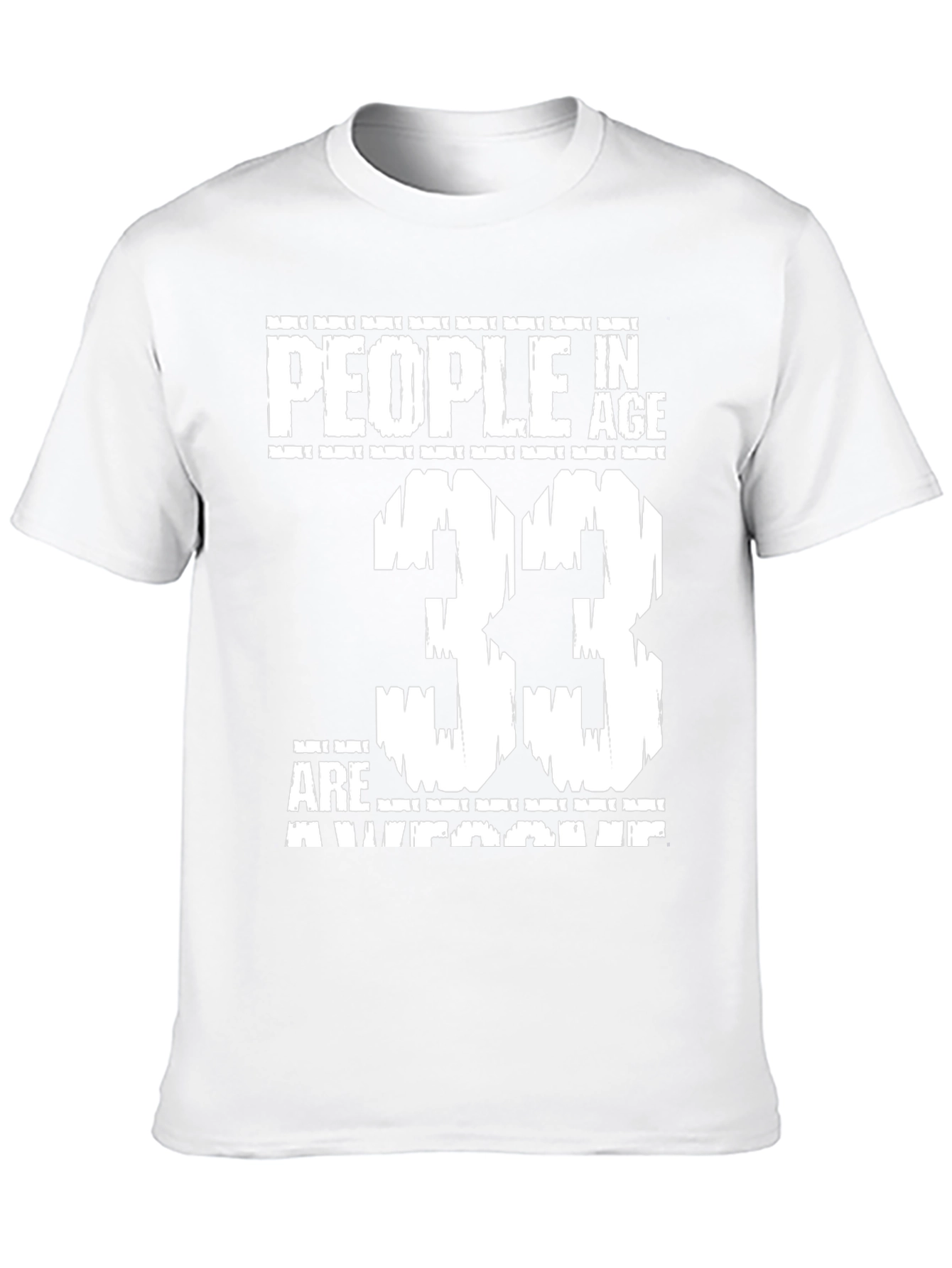 Awesome 33 Year Olds Black T-Shirt