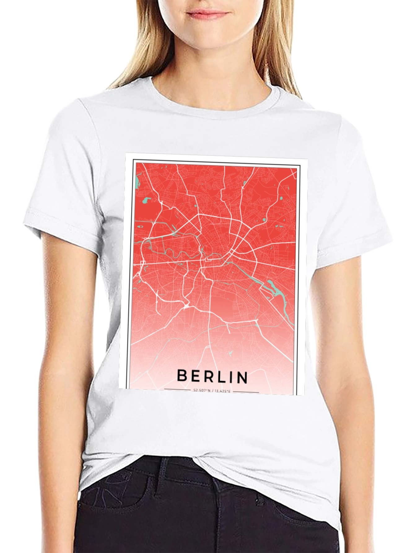Berlin Map Graphic Tee - City Pride T-Shirt