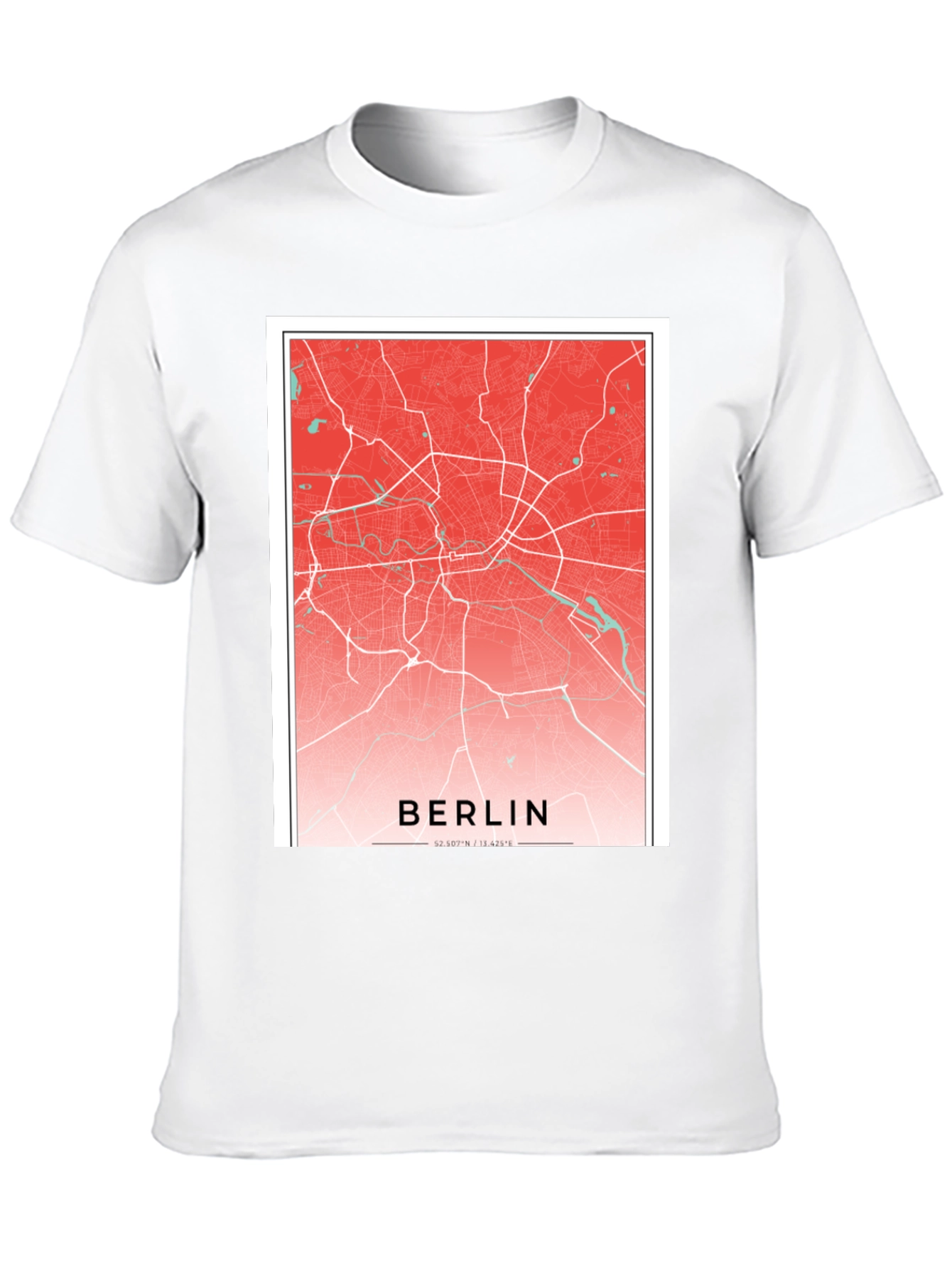 Berlin Map Graphic Tee - City Pride T-Shirt