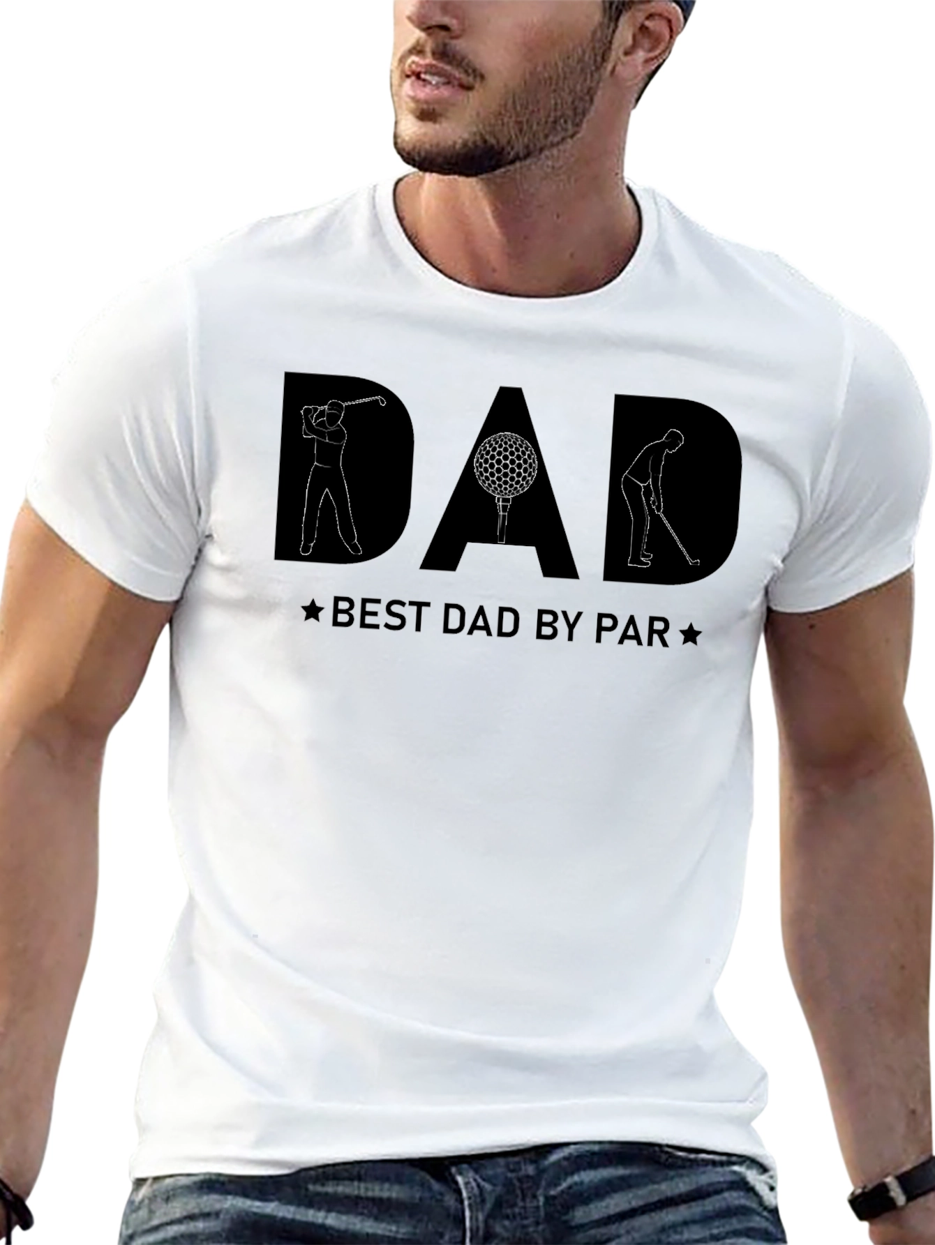 Best Dad by Par T-Shirt - Golf Lovers Tee