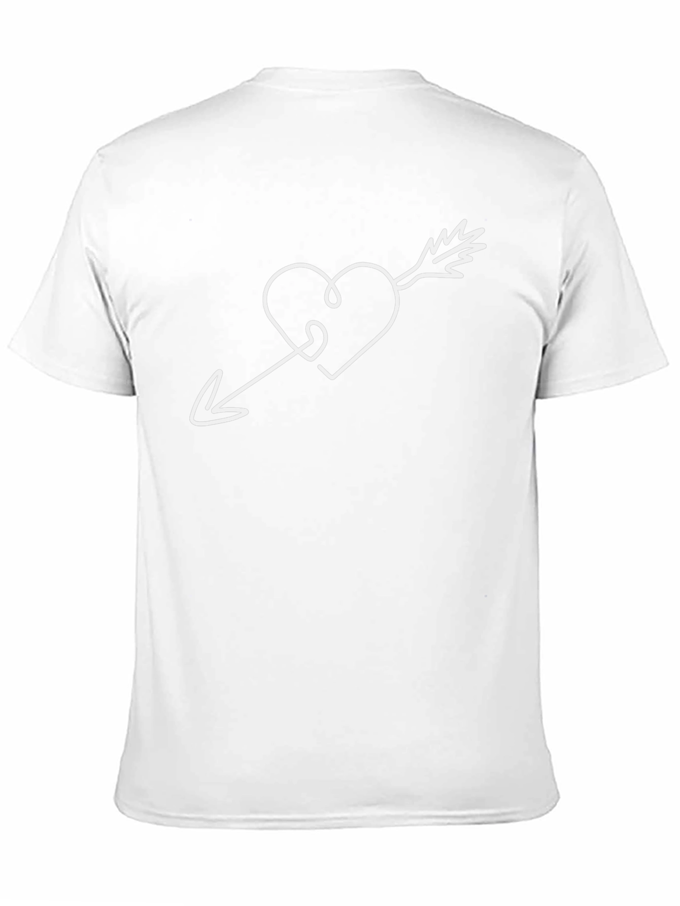 Heart Arrow Graphic Tee - Classic Black T-Shirt