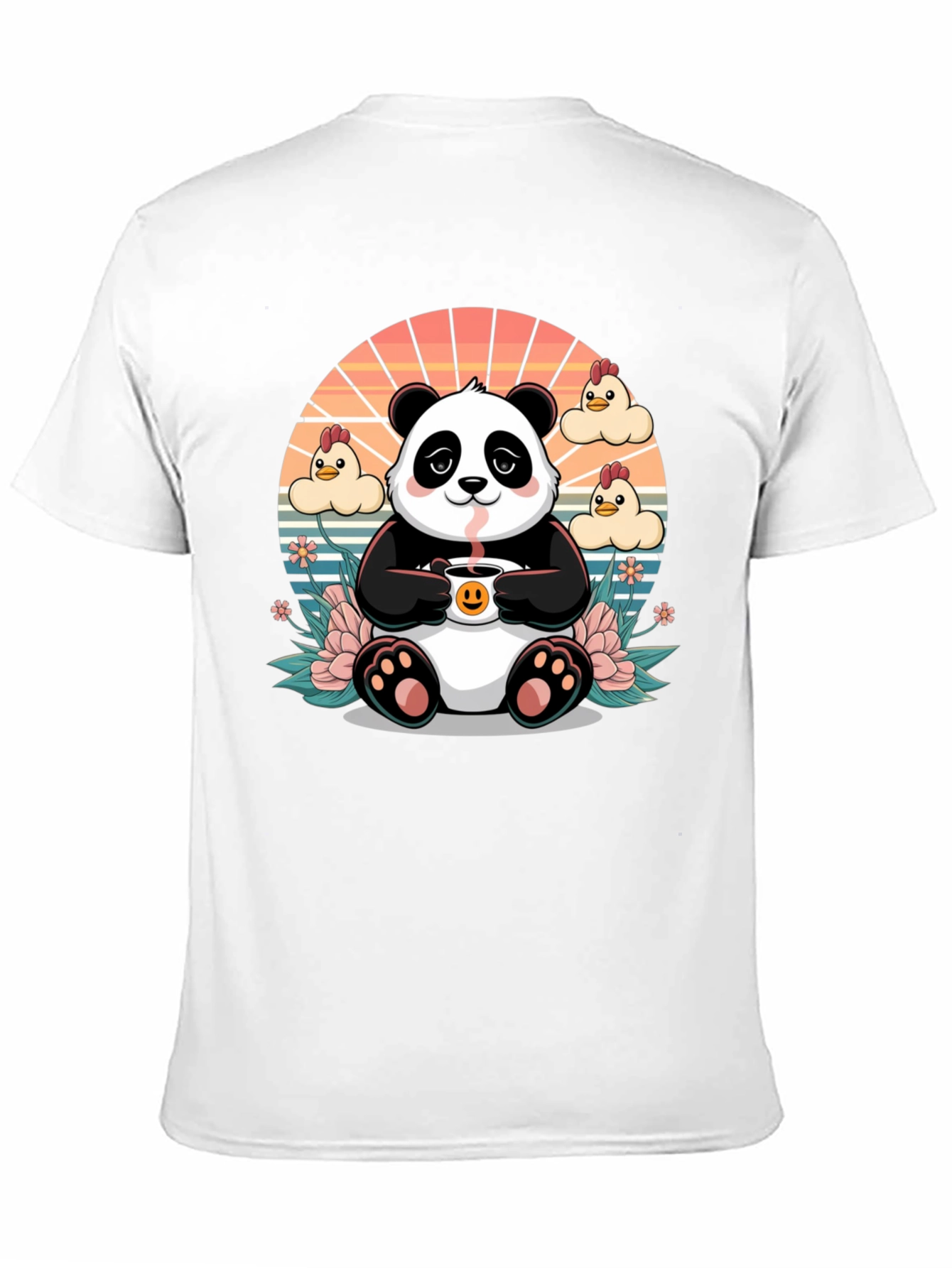 Panda Coffee T-Shirt - Cute Graphic Tee