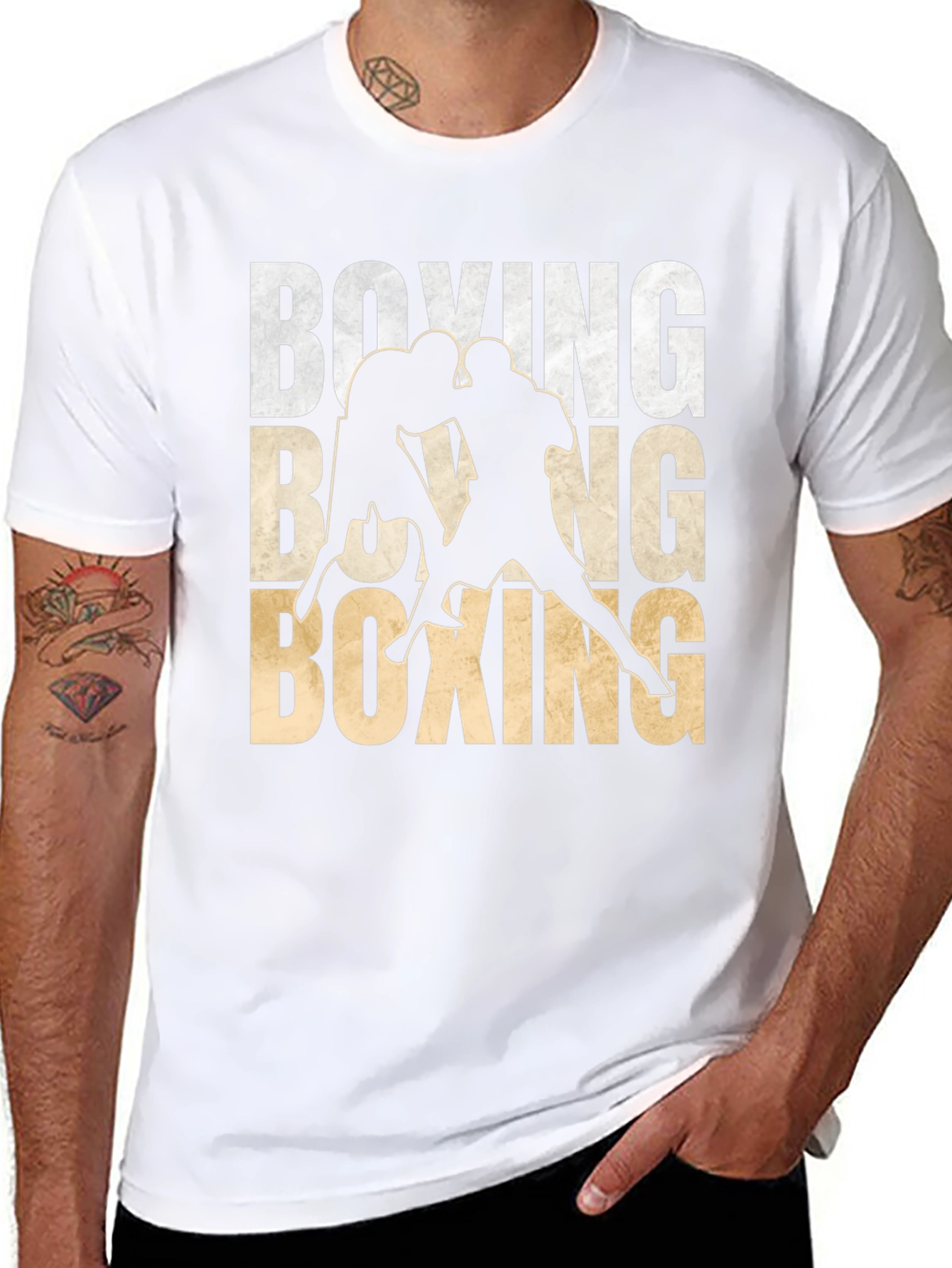 Boxing Graphic Tee | Stylish Mens Boxing T-Shirt