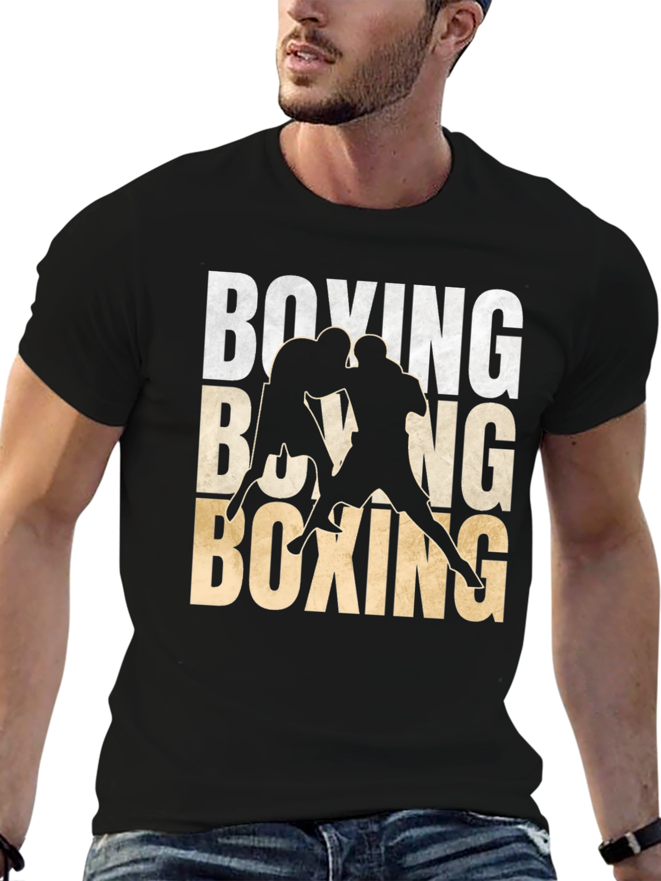Boxing Graphic Tee | Stylish Mens Boxing T-Shirt