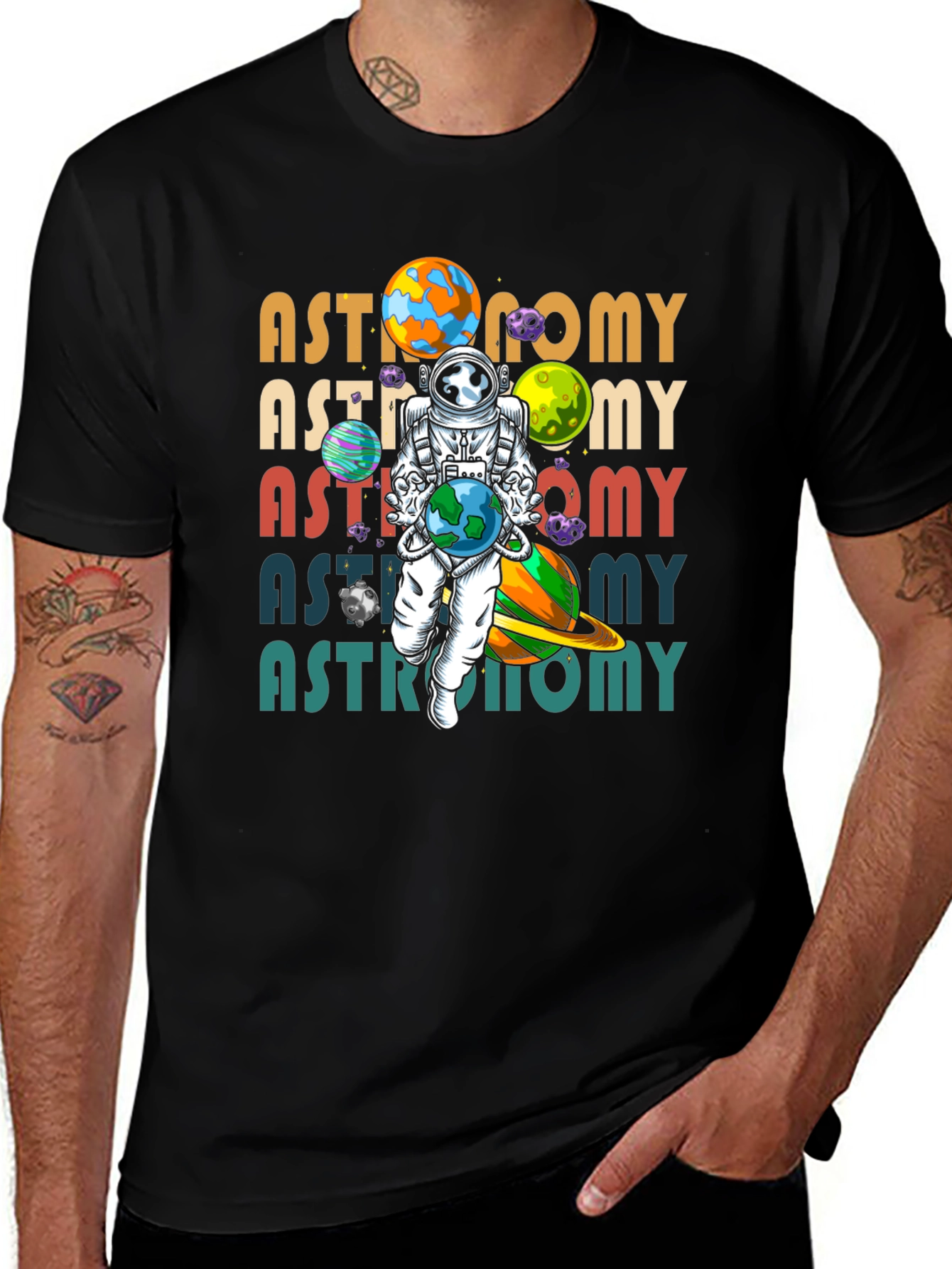 Astronomy T-Shirt - Space Astronaut Design