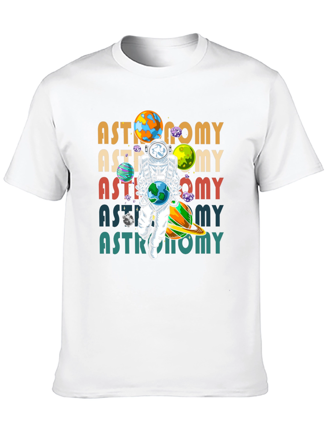 Astronomy T-Shirt - Space Astronaut Design