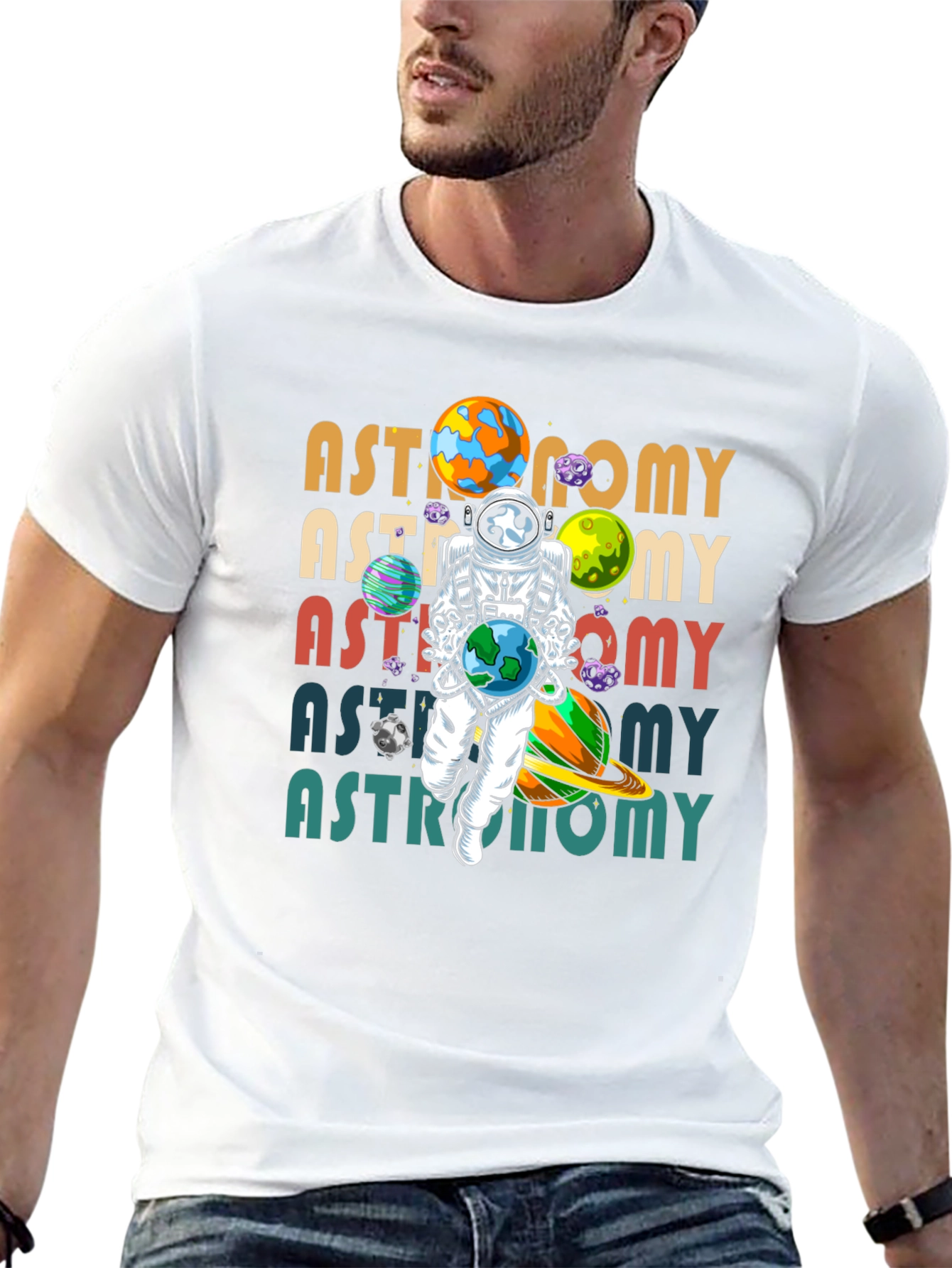 Astronomy T-Shirt - Space Astronaut Design