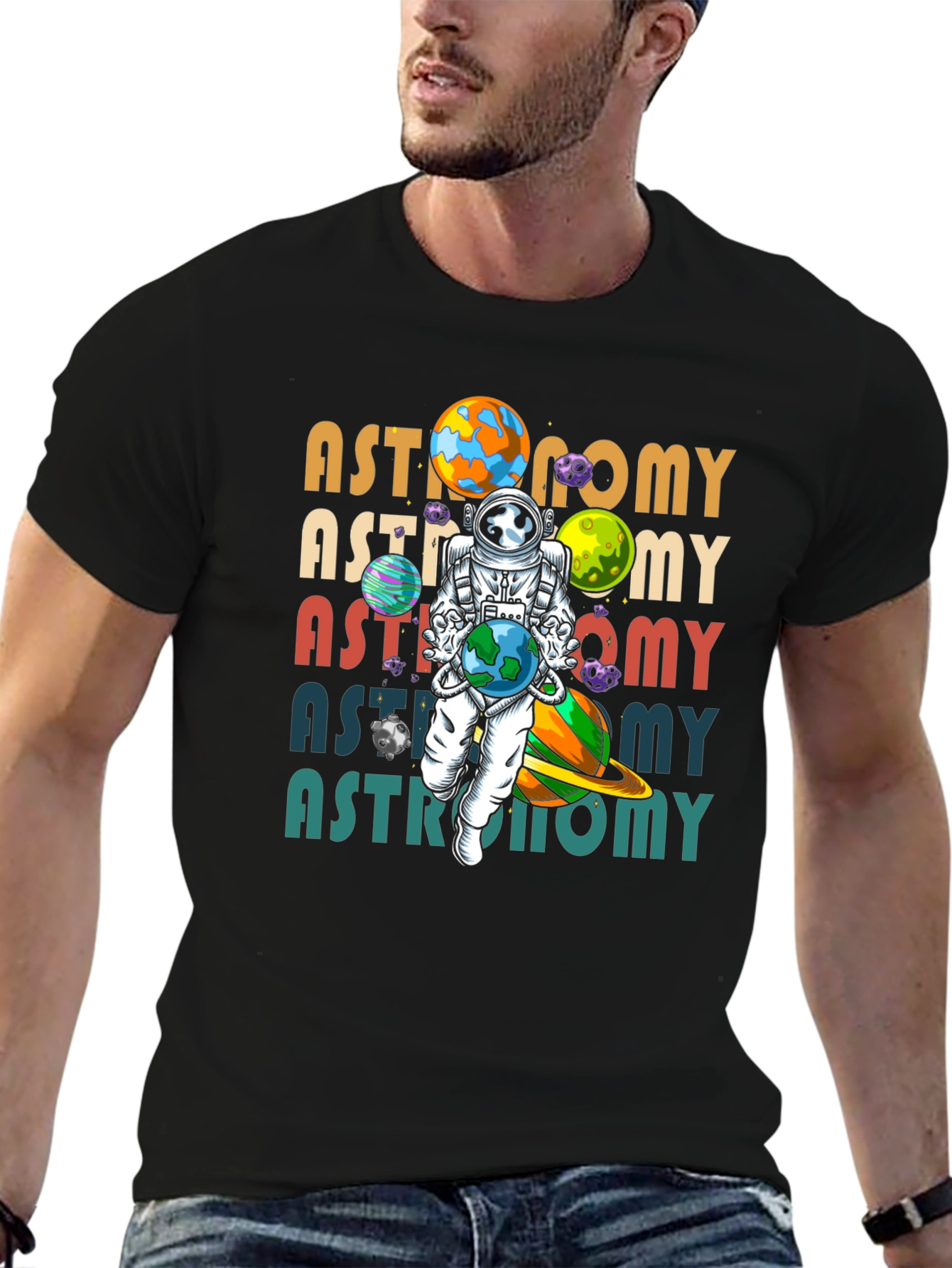 Astronomy T-Shirt - Space Astronaut Design