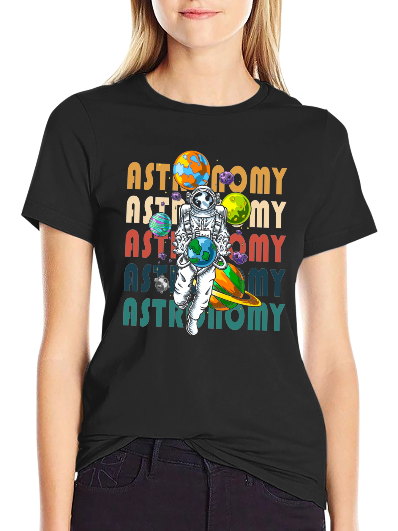 Astronomy T-Shirt - Space Astronaut Design