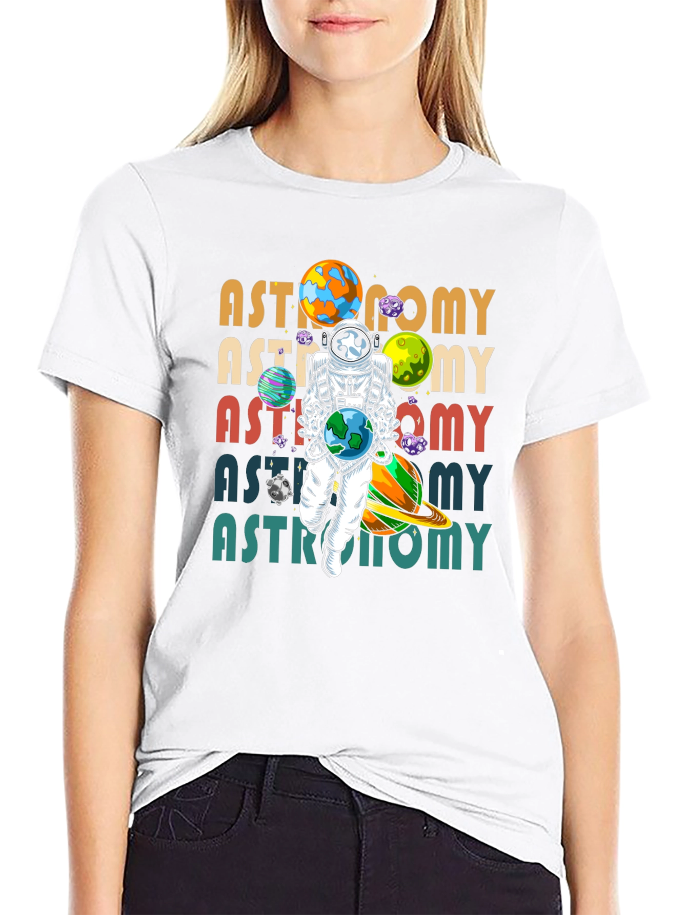Astronomy T-Shirt - Space Astronaut Design