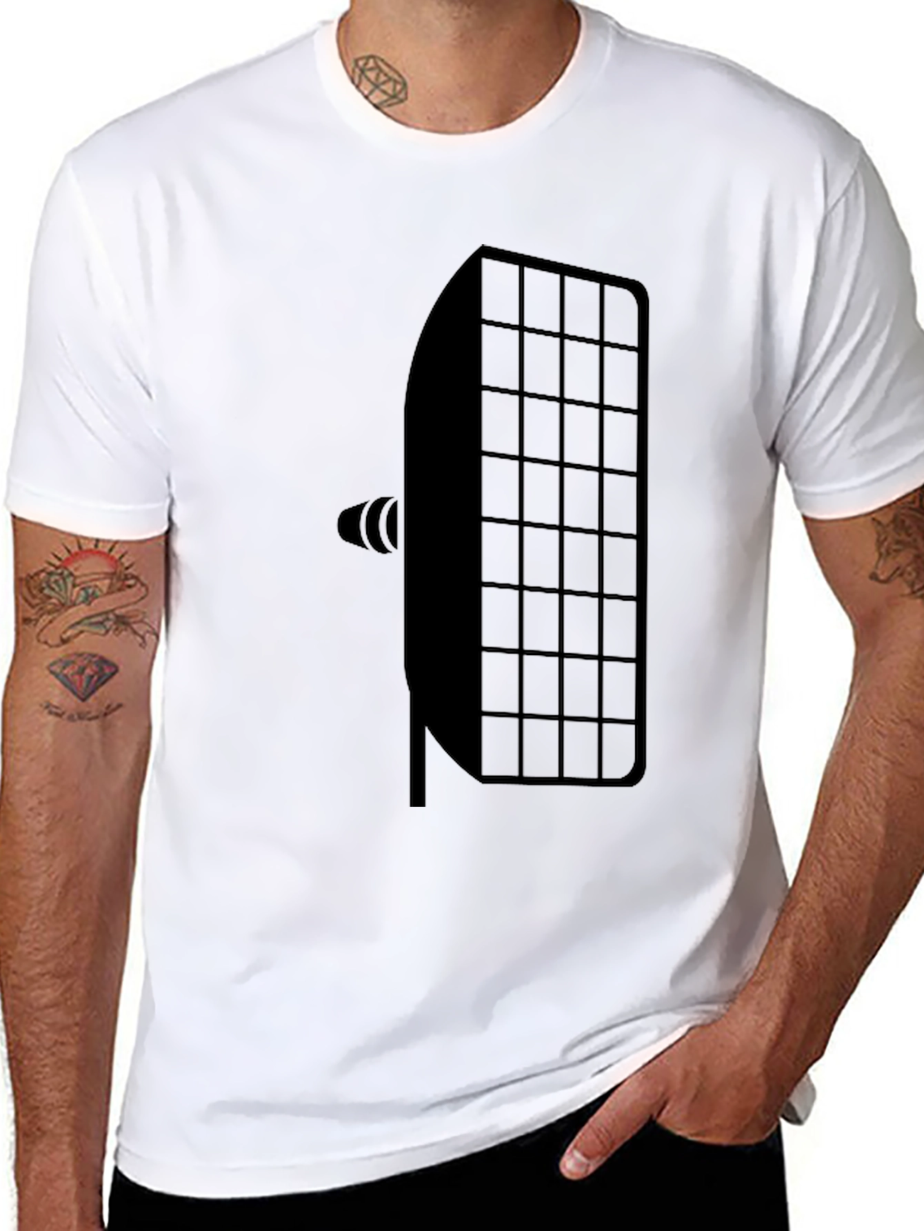 Retro Radio Antenna T-Shirt - Classic Design