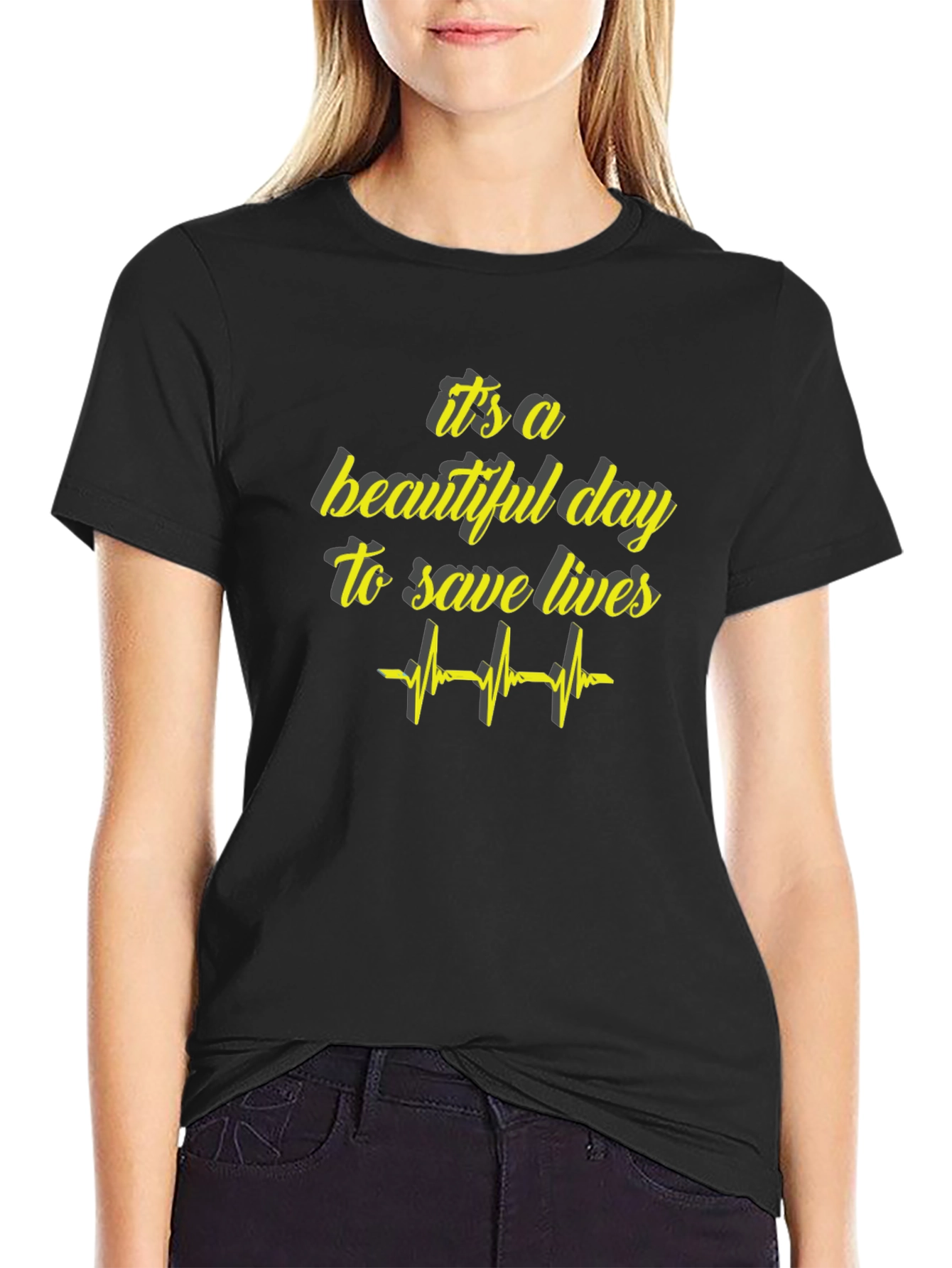 Its A Beautiful Day To Save Lives Graphic Tee