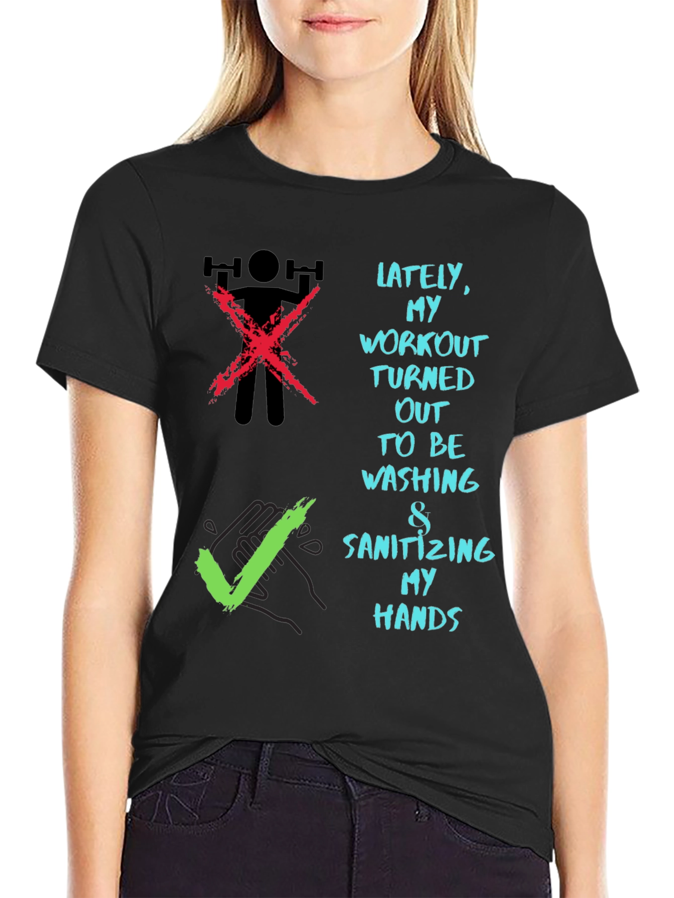 Workout Alternative Tee - Wash Your Hands T-Shirt