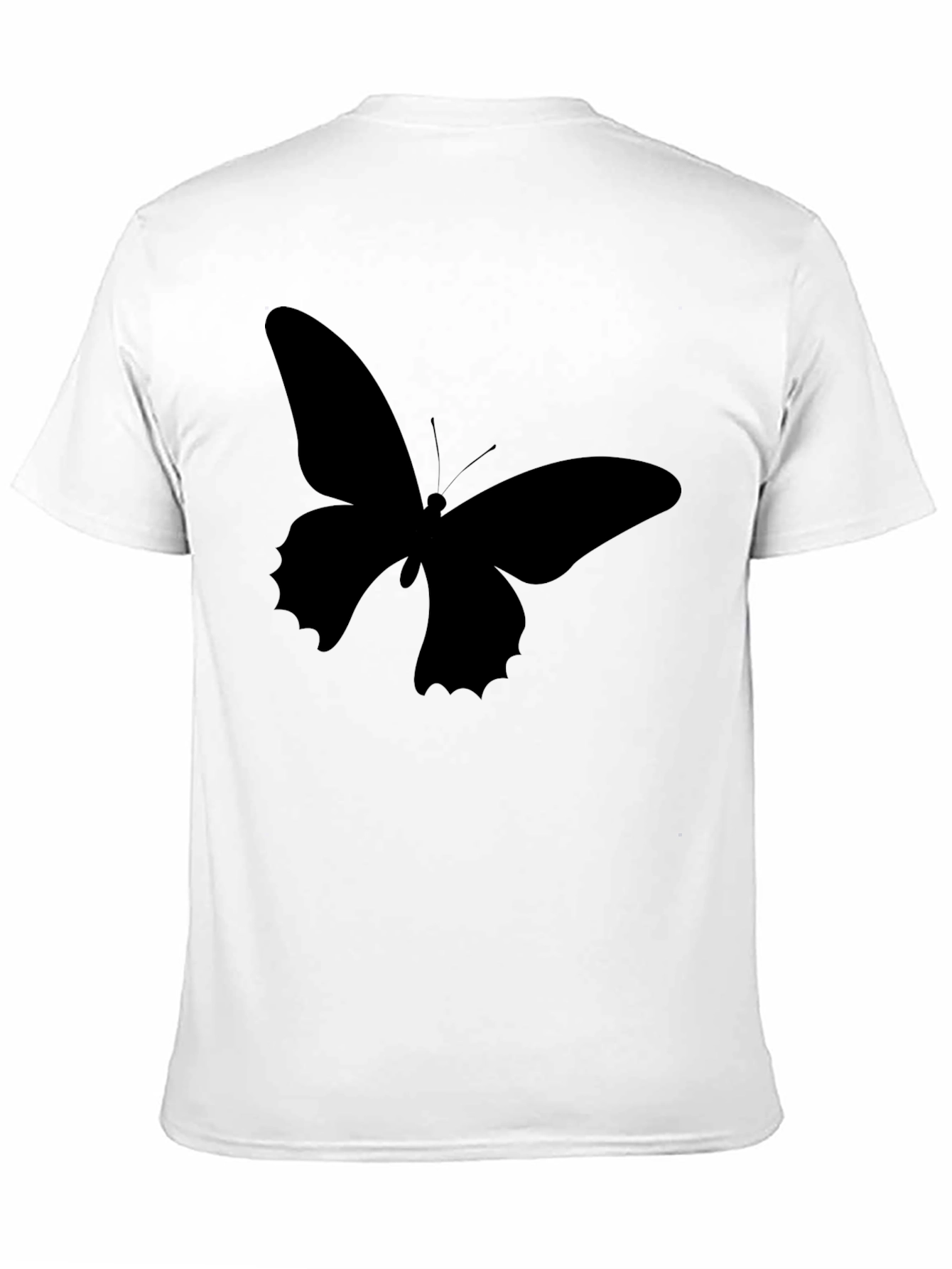 Butterfly Graphic Black T-Shirt