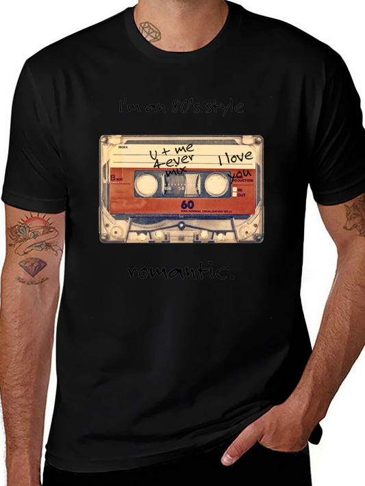 80s Style Cassette Tape Graphic Tee