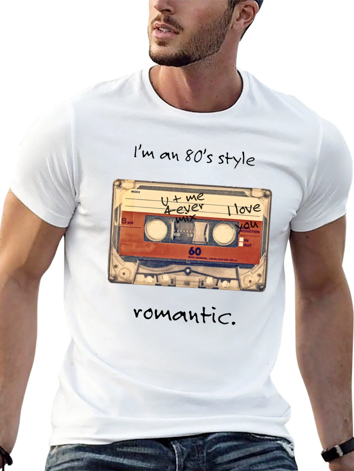 80s Style Cassette Tape Graphic Tee