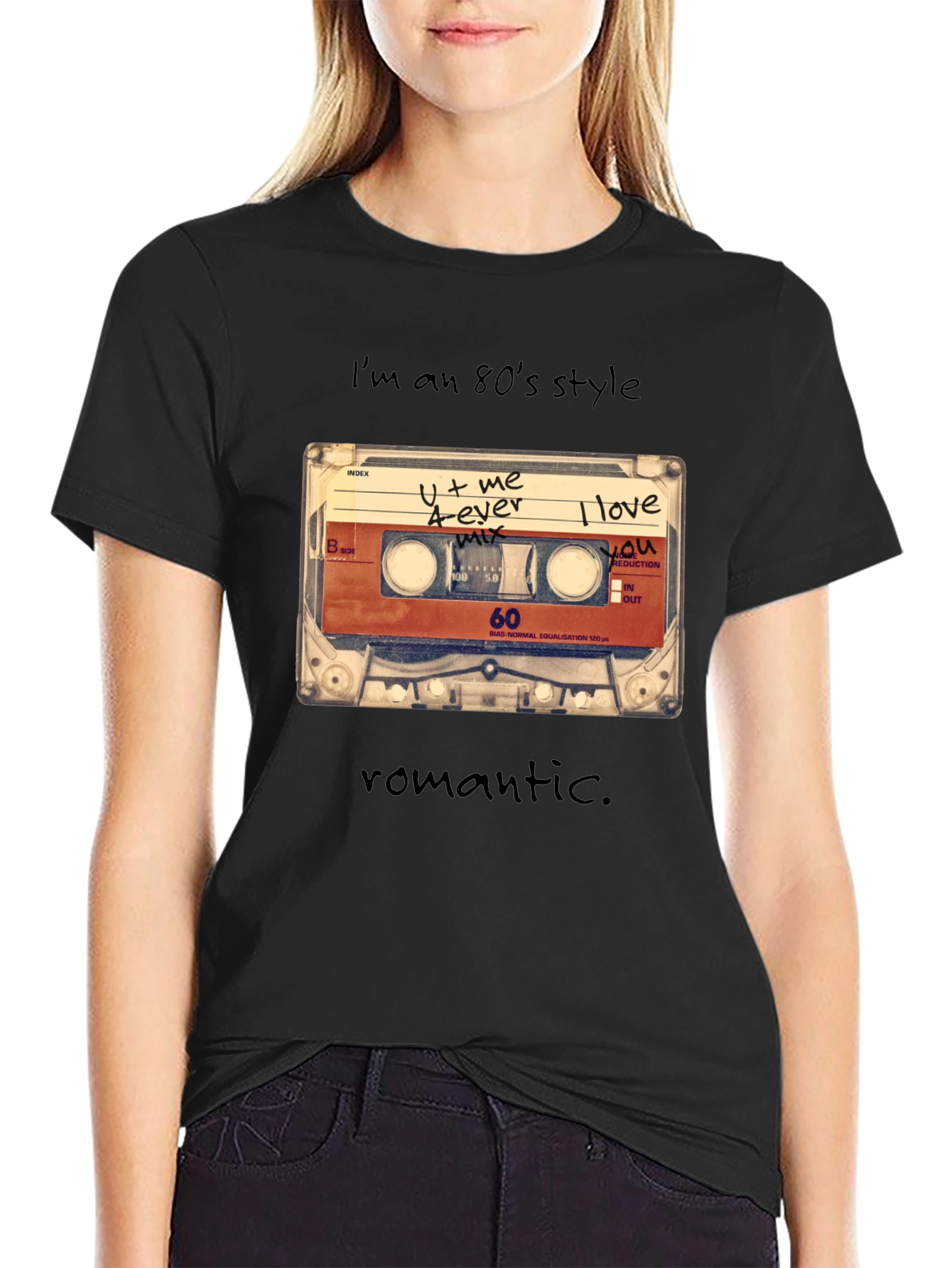 80s Style Cassette Tape Graphic Tee