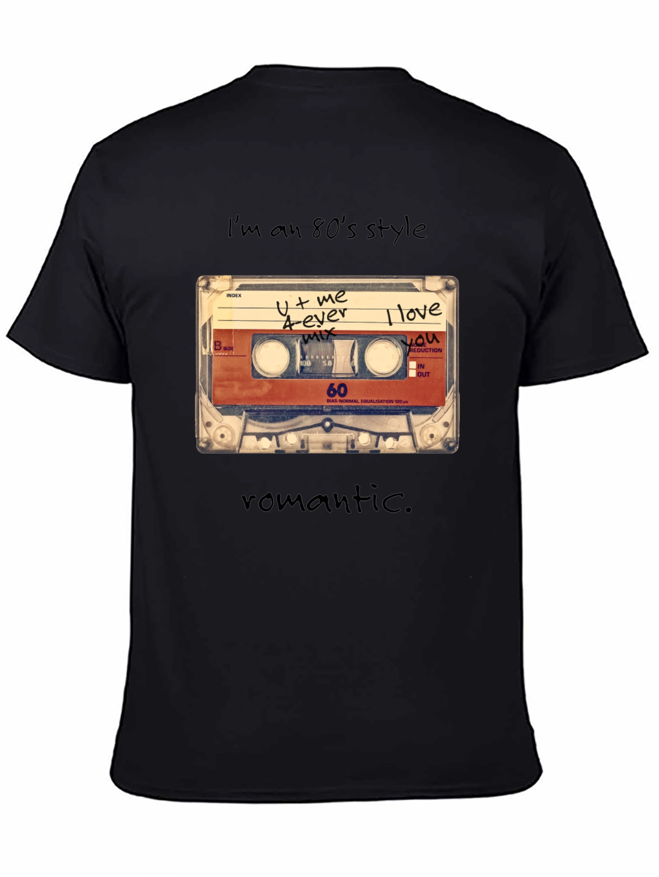 80s Style Cassette Tape Graphic Tee
