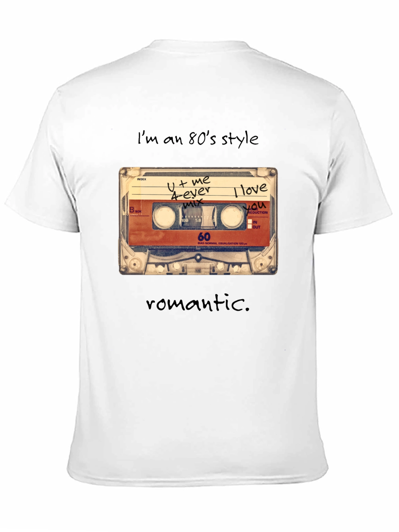80s Style Cassette Tape Graphic Tee