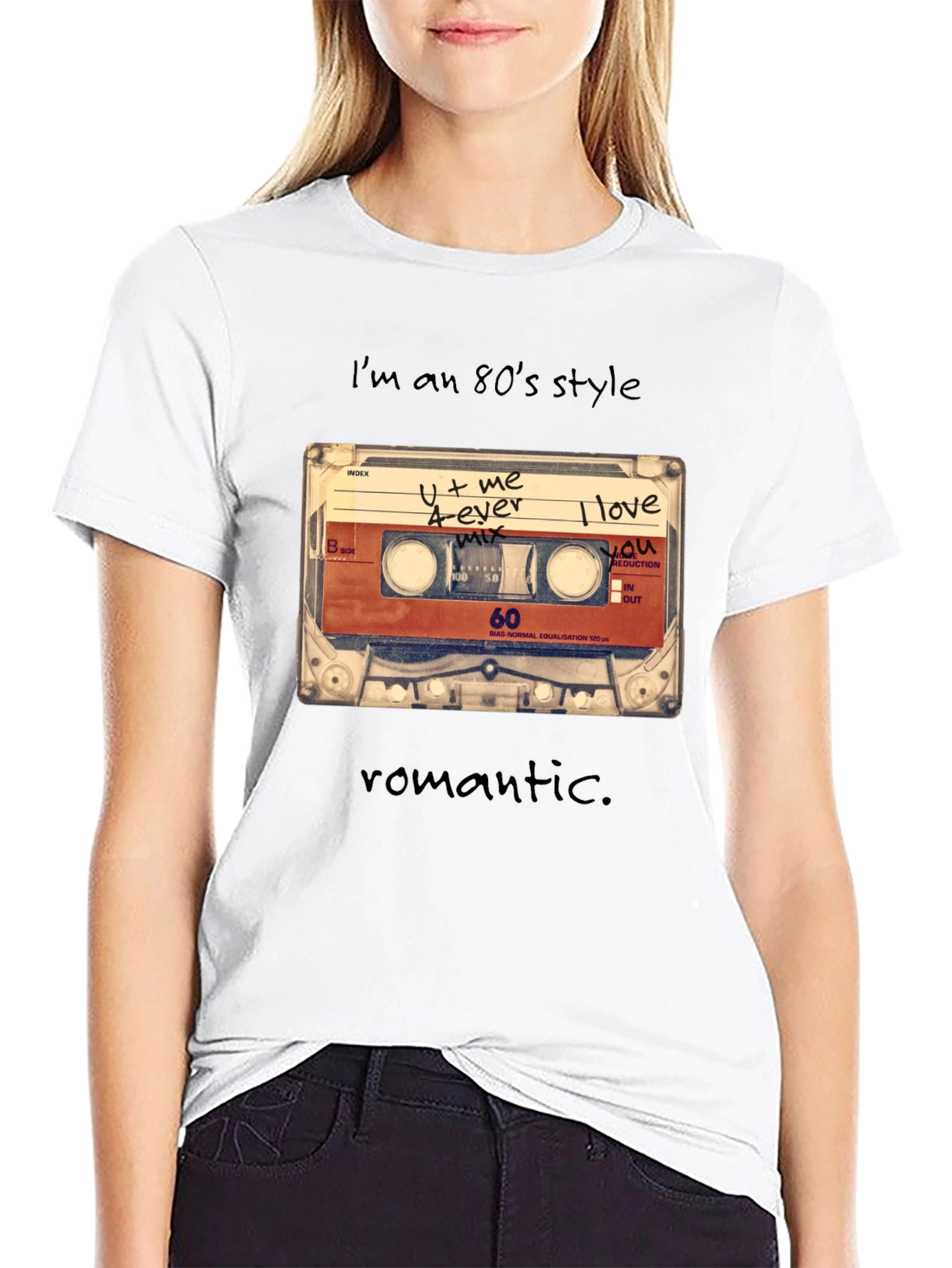 80s Style Cassette Tape Graphic Tee