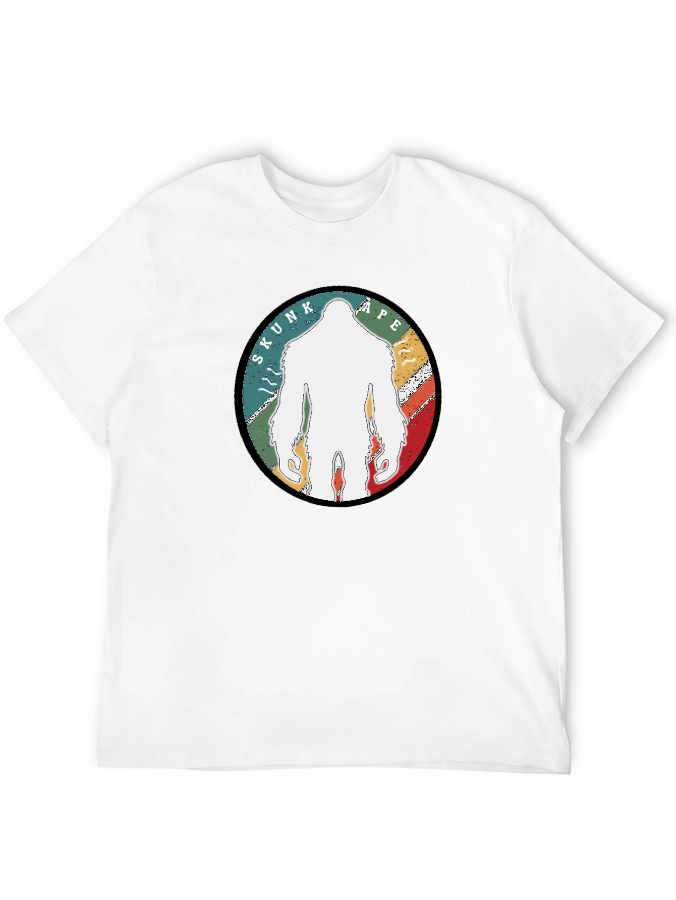 Skunk Ape Graphic Tee - Cryptozoology Bigfoot T-Shirt