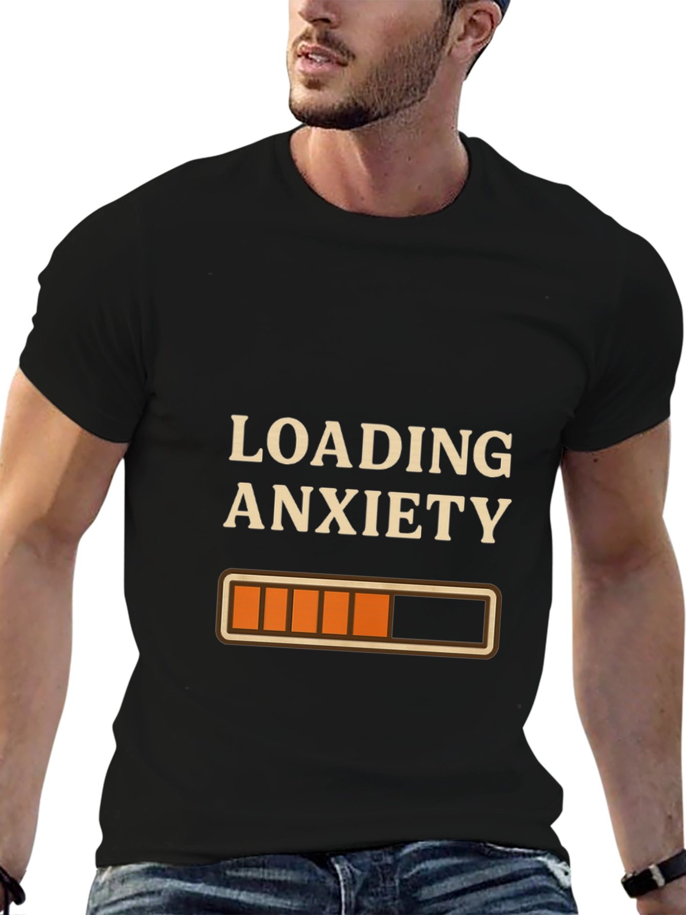 Loading Anxiety Graphic Tee - Funny Humor Shirt
