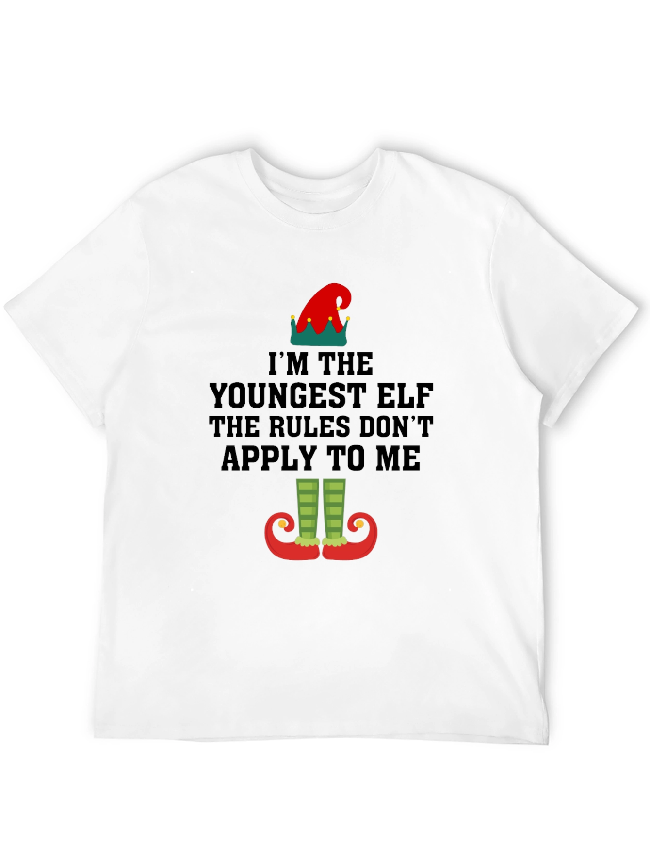 Youngest Elf T-Shirt - Christmas Holiday Tee