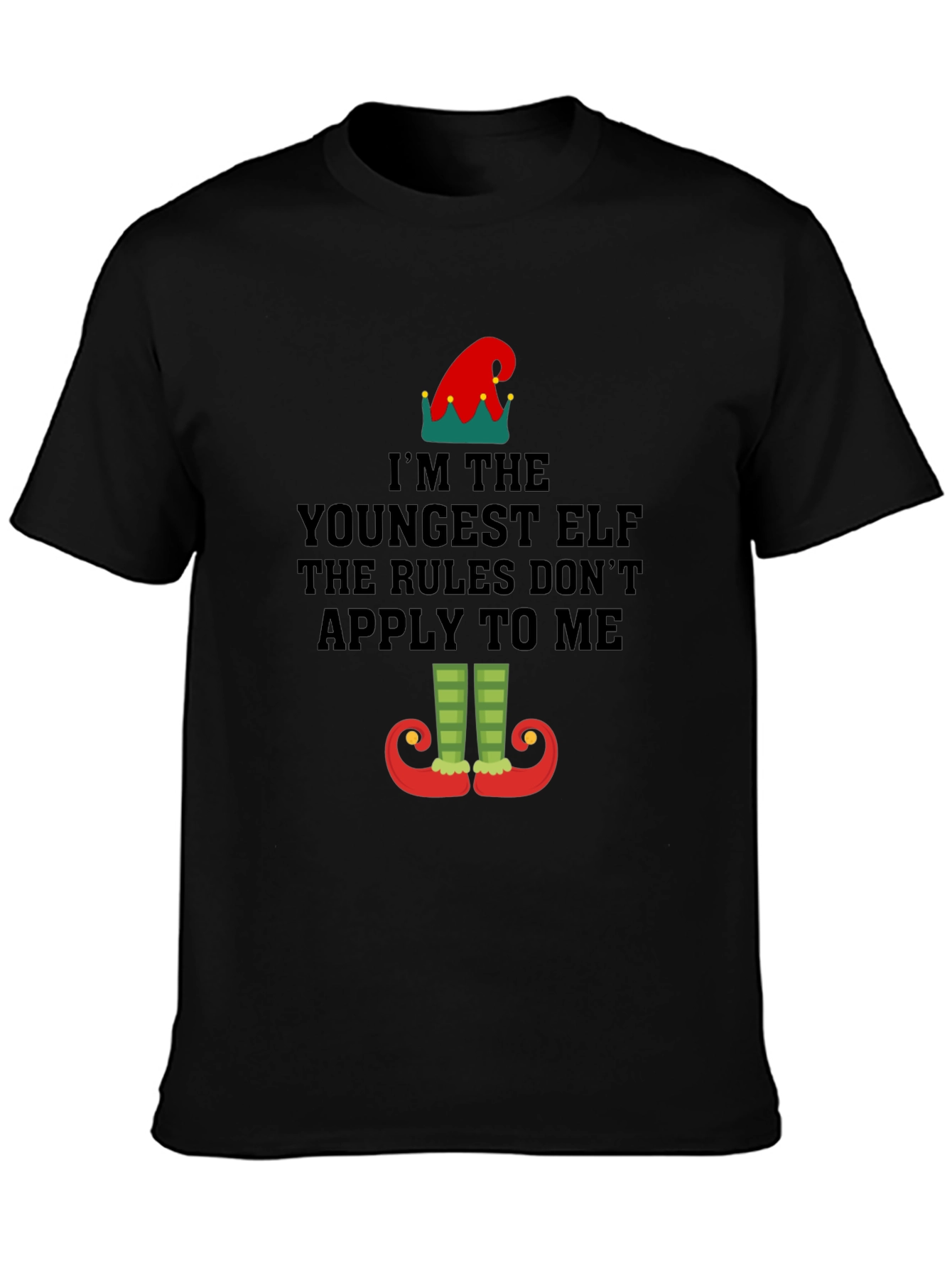 Youngest Elf T-Shirt - Christmas Holiday Tee