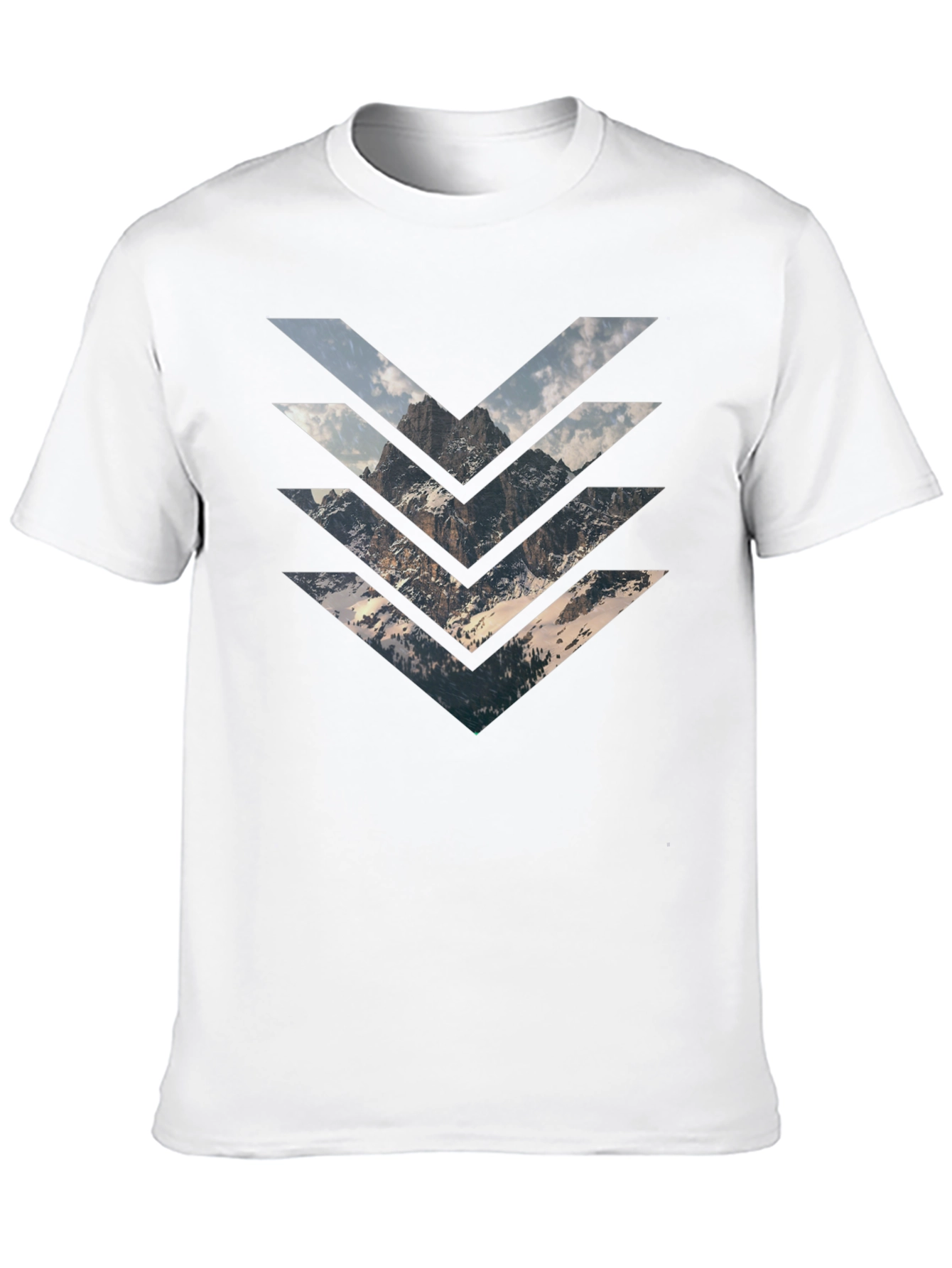 Mountain Arrow Graphic Black T-Shirt