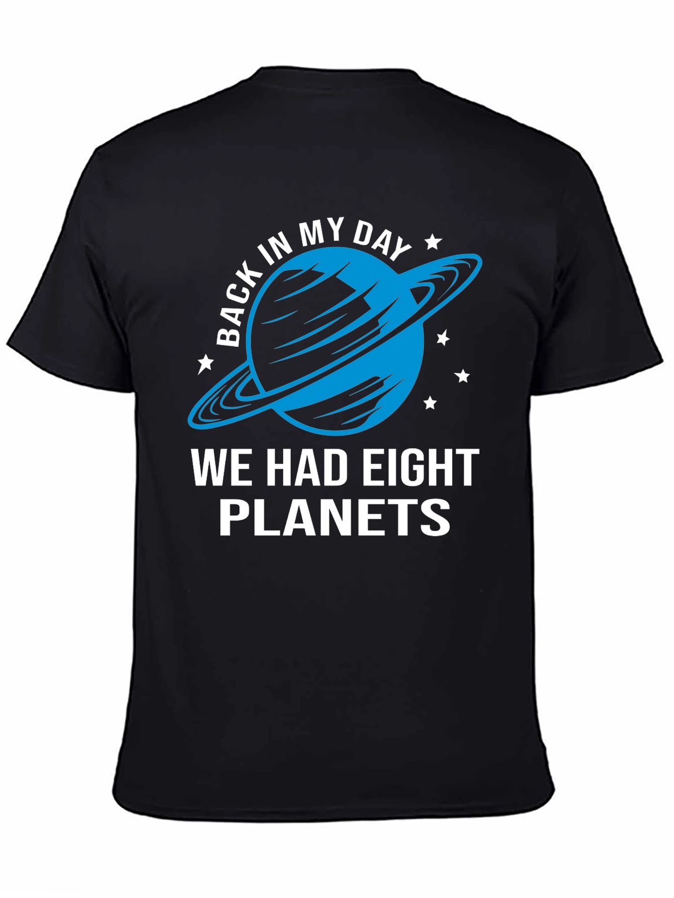 Eight Planets Graphic Tee - Retro Astronomy Shirt