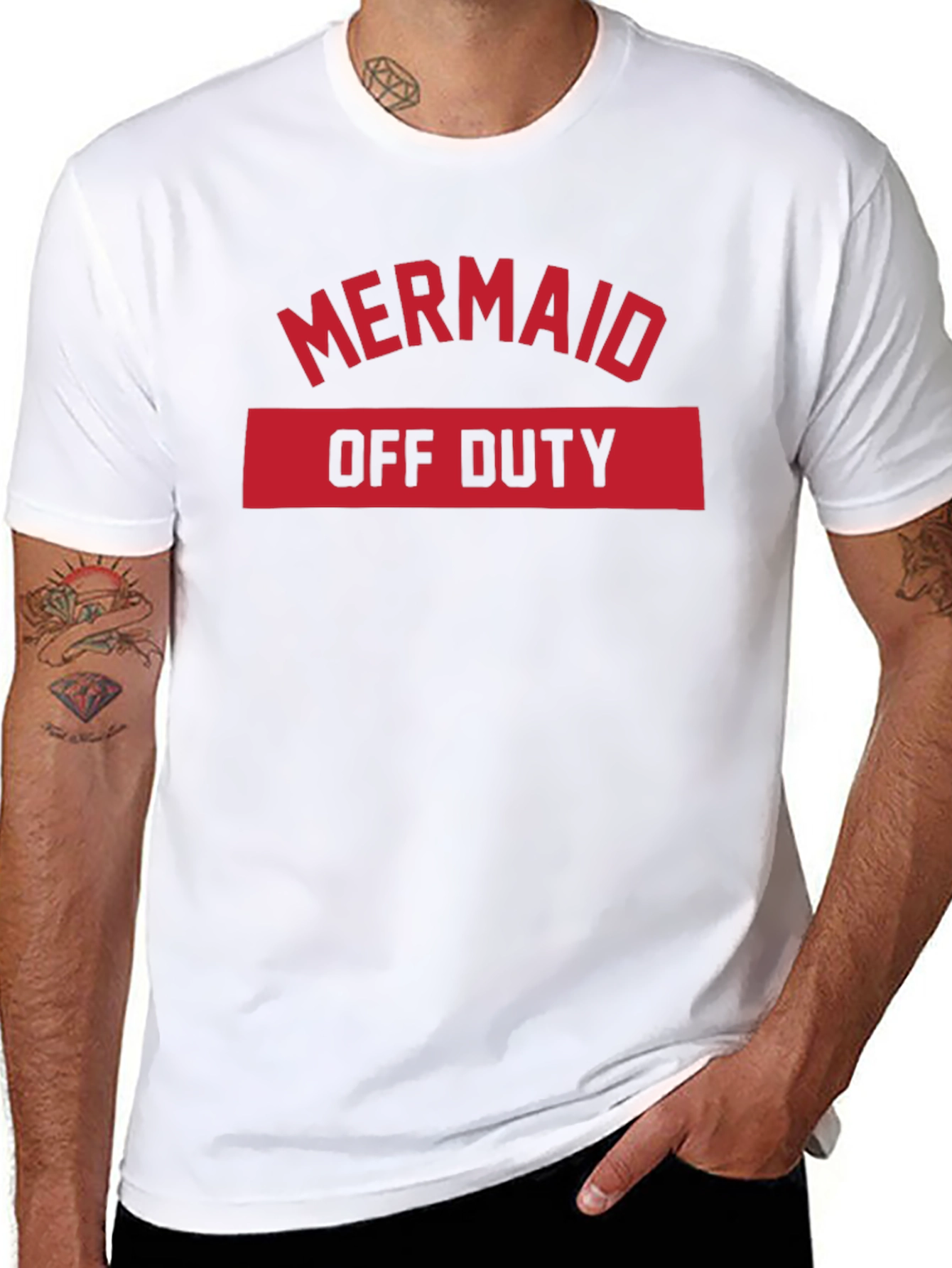 Mermaid Off Duty Graphic T-Shirt