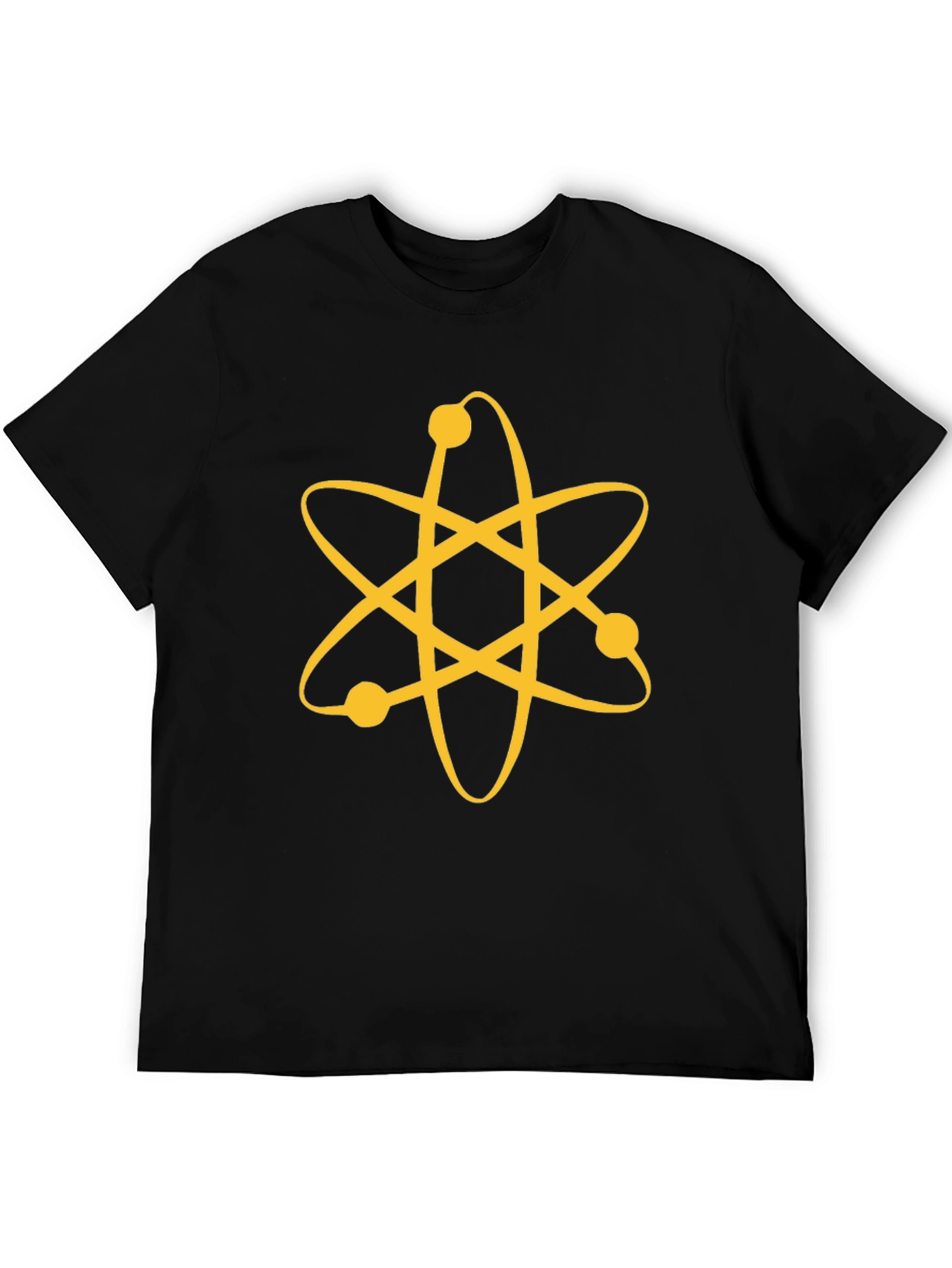 Atomic Symbol Graphic Black T-Shirt