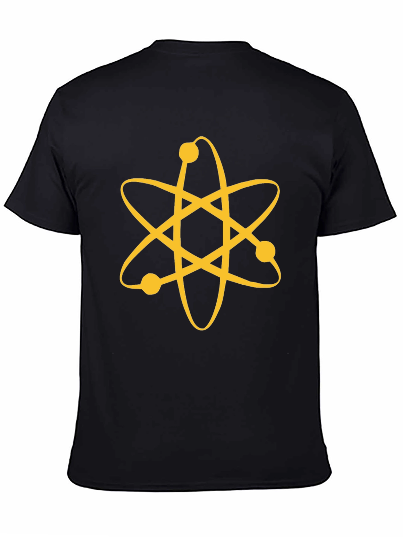 Atomic Symbol Graphic Black T-Shirt