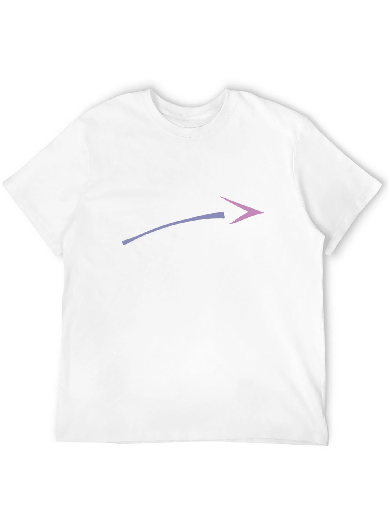 Mens Black T-Shirt with Arrow Graphic